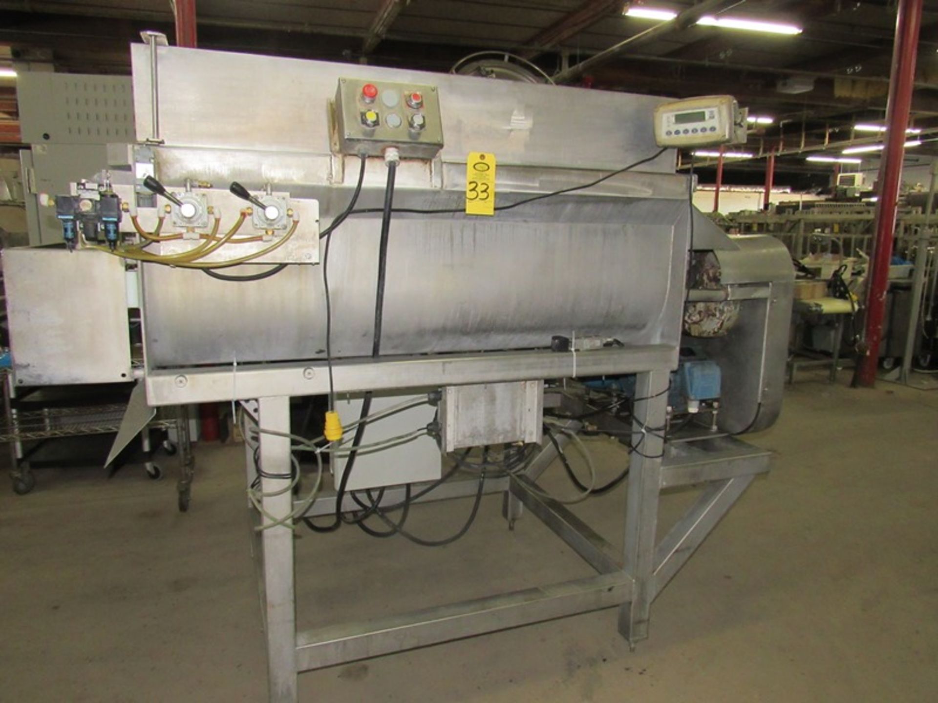 Stainless Steel Ribbon Blender, dual shaft, 3' W X 5' L X 21" D, 1,000 Lb. capacity, dual front end - Image 11 of 25