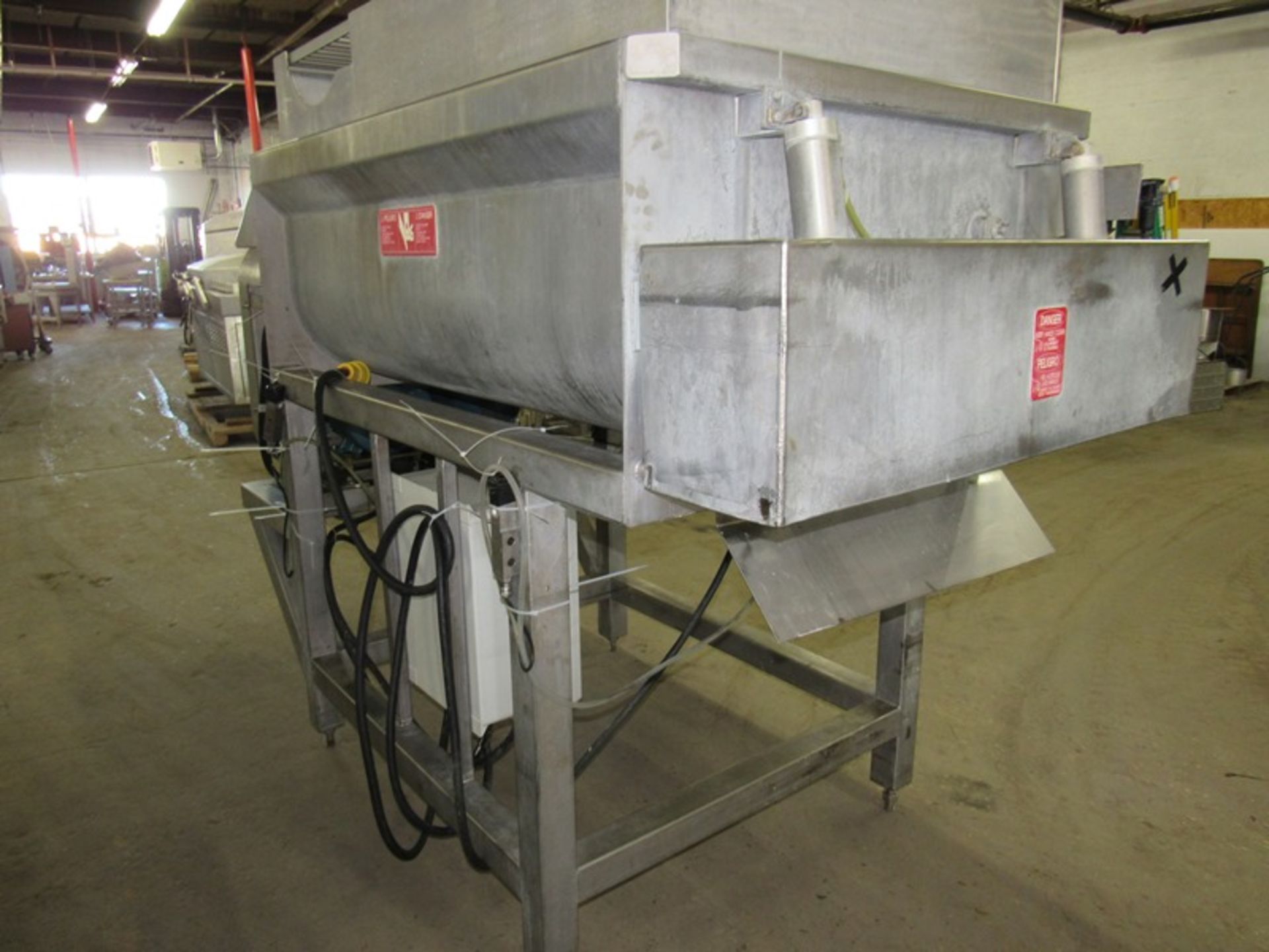 Stainless Steel Ribbon Blender, dual shaft, 3' W X 5' L X 21" D, 1,000 Lb. capacity, dual front end - Image 13 of 25