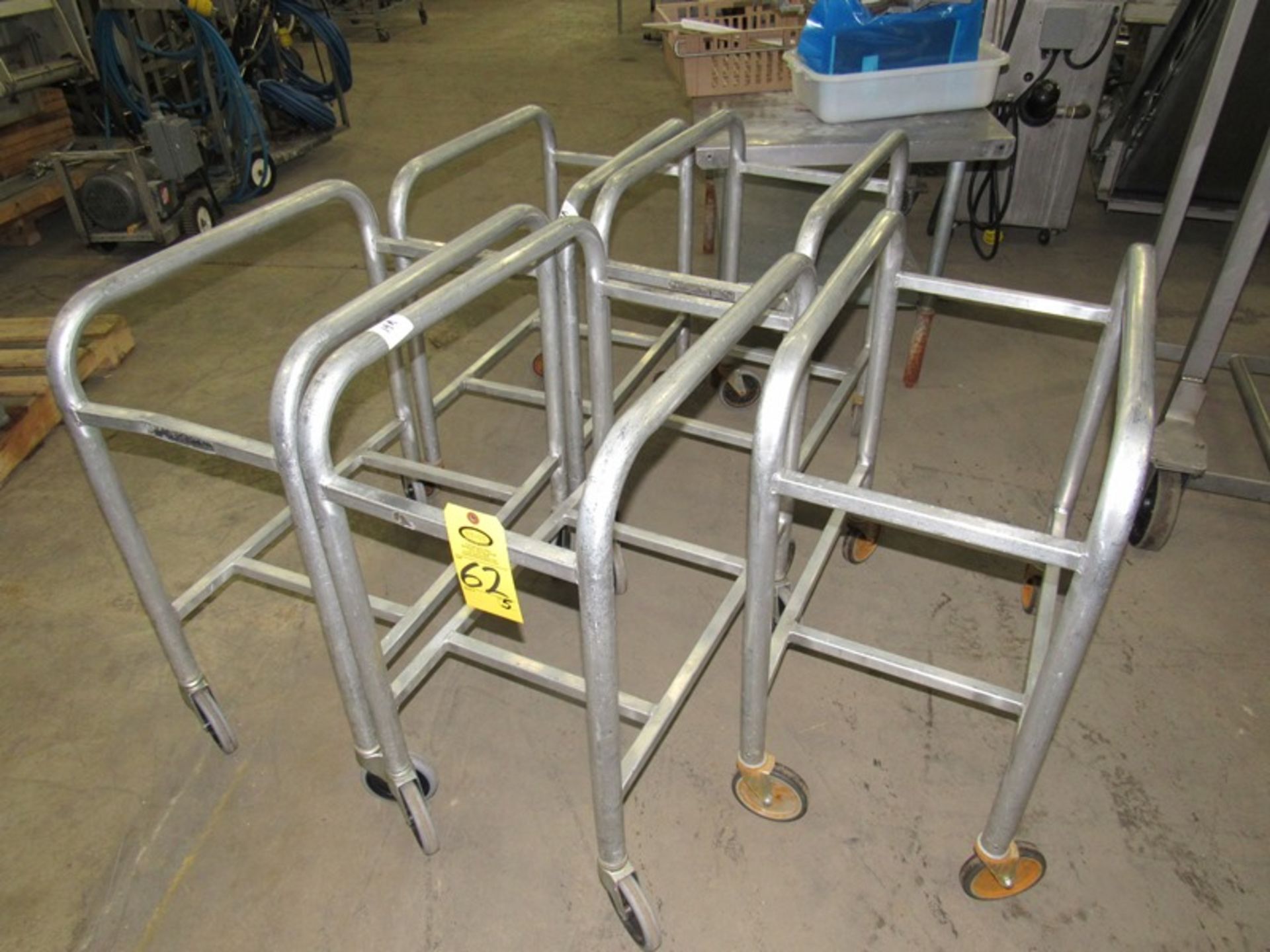 Aluminum Tote Racks, 17" W X 28" L X 33" T;*** All Funds Must Be Received By Friday, January 17th,