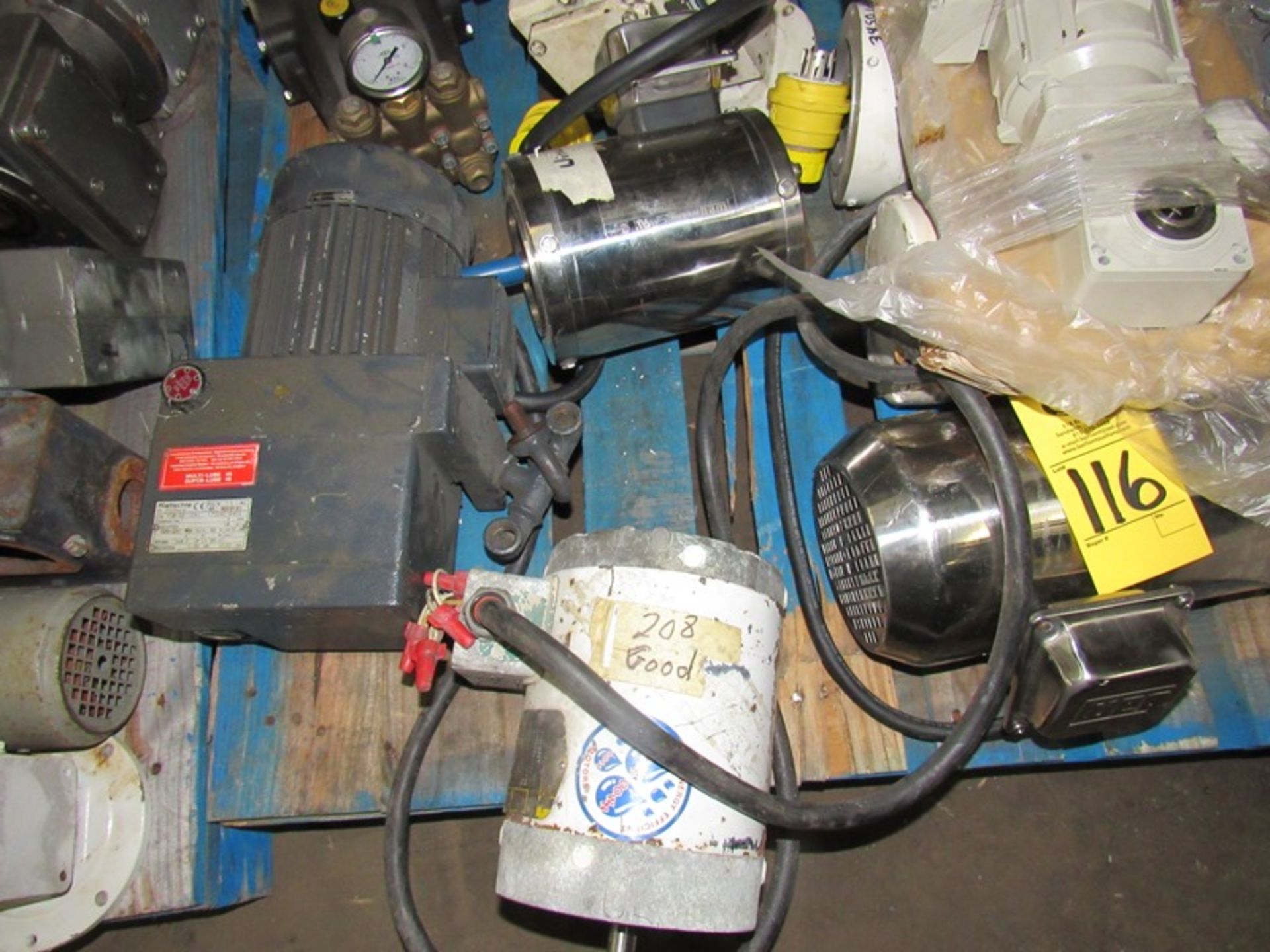 Lot Used Motors Gearboxes;*** All Funds Must Be Received By Friday, January 17th, 2020.; All - Image 5 of 5