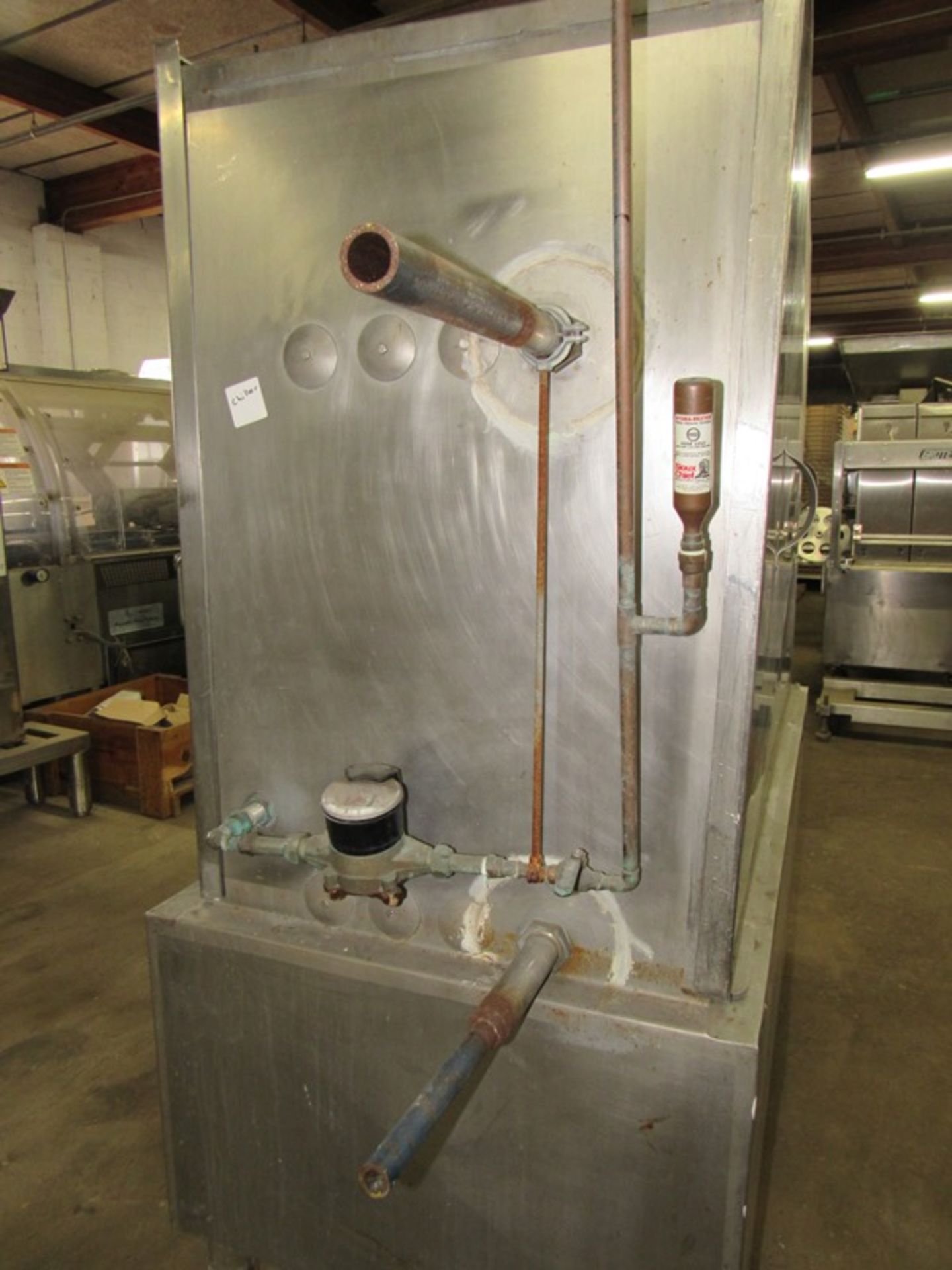 Chester Jensen Mdl. B-4-OT-1-24 Ammonia Plate Chiller, 4 plate capacity, current setup w/single - Image 4 of 6