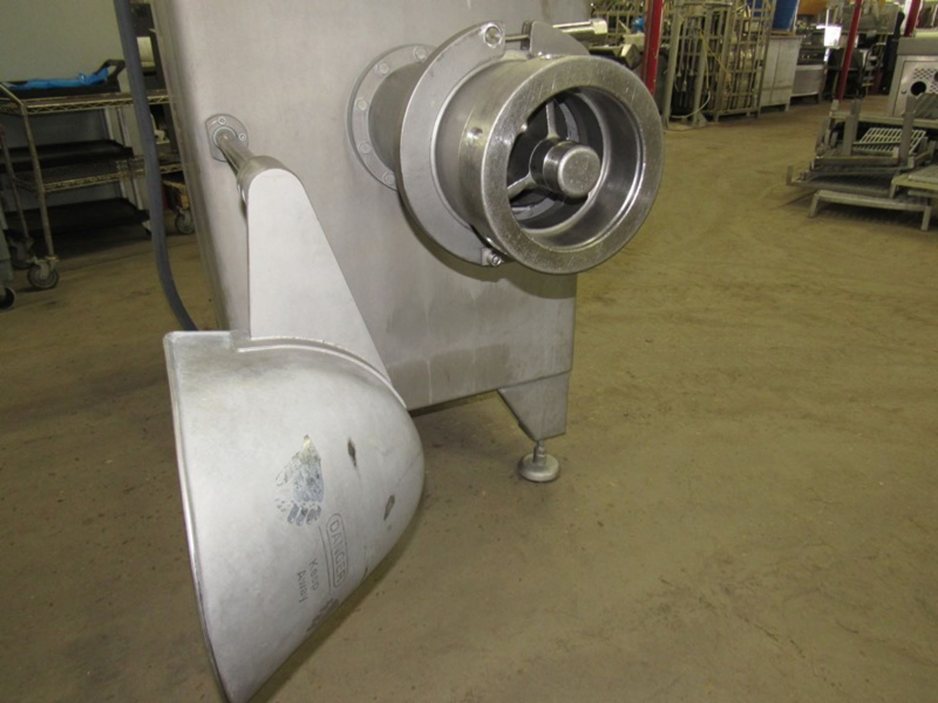 Rome Mdl. R-200 Grinder, 8", stainless steel, hopper extension, w/safety interlock, Ser. #06-105, - Image 11 of 14