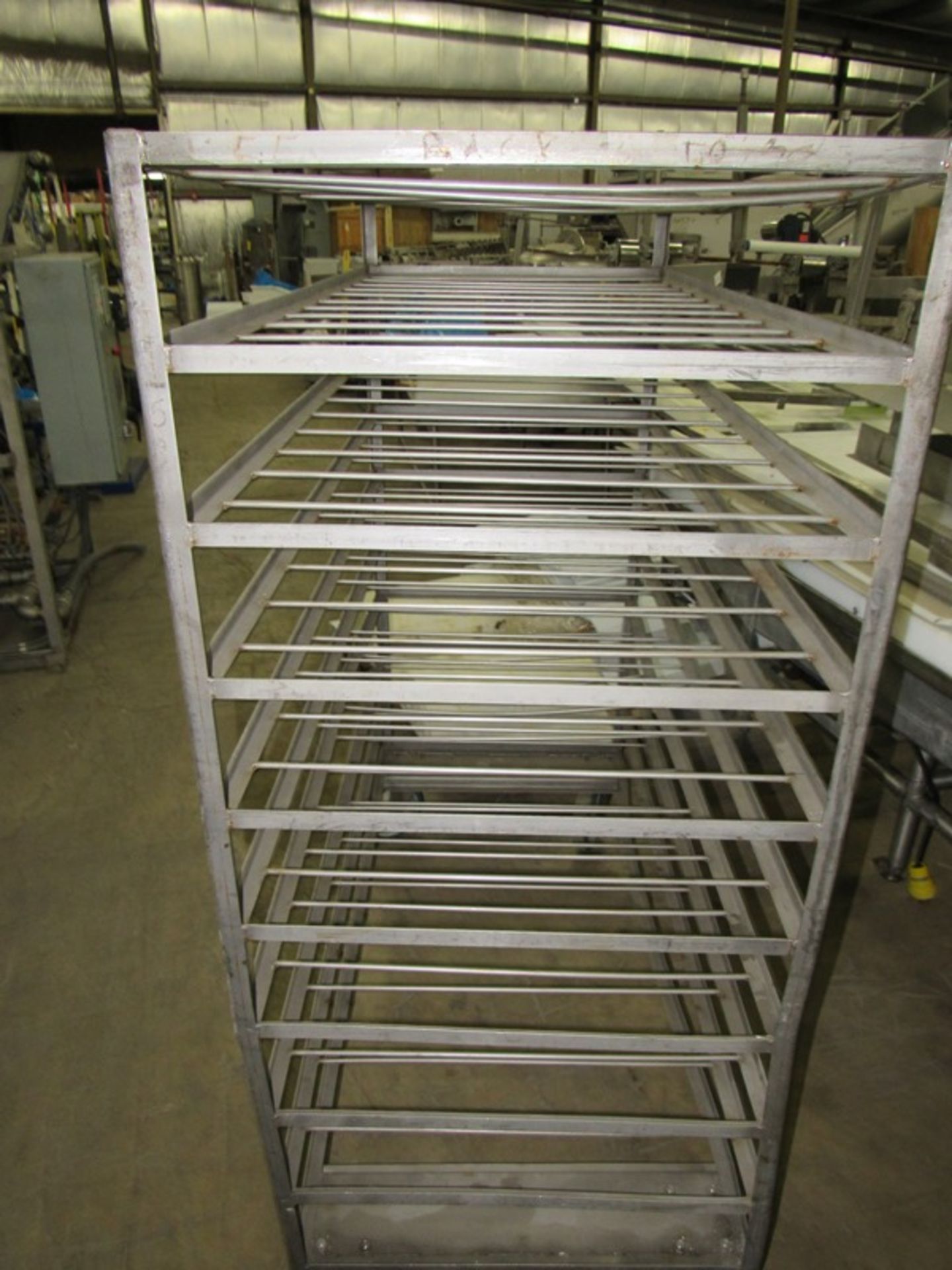 Stainless Steel Portable Rack, 28" W X 5' L X 68" T;*** All Funds Must Be Received By Friday, - Image 2 of 2