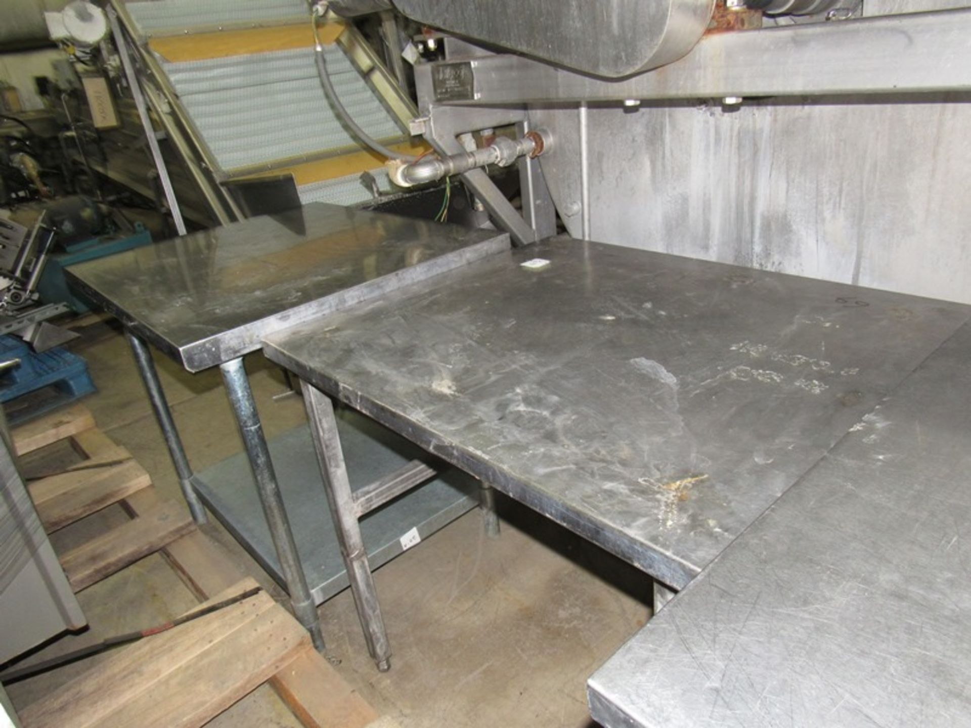 Lot (3) Stainless Steel Tables, 30" W X 36" L X 34" T;*** All Funds Must Be Received By Friday, - Image 2 of 3