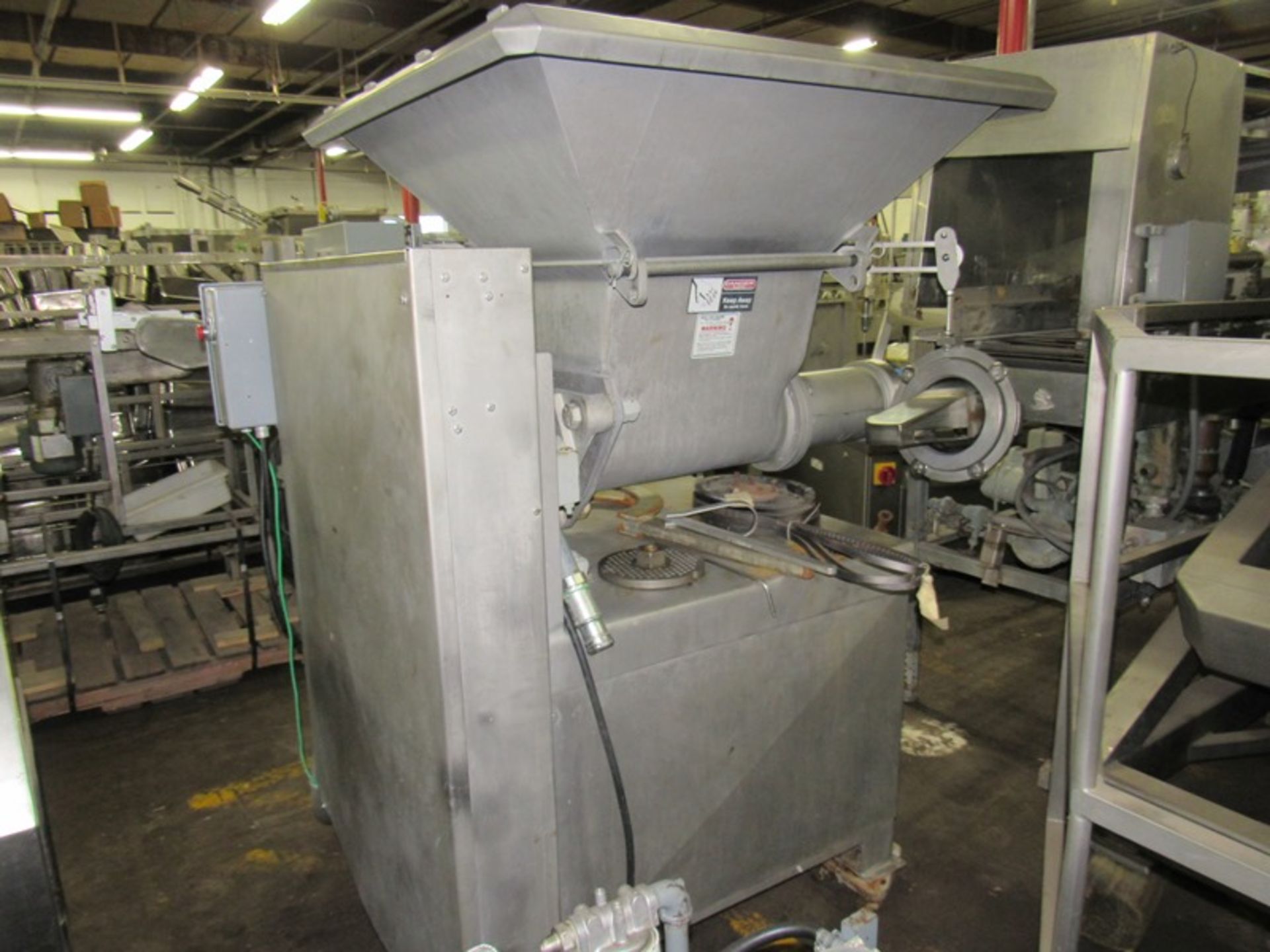 Weiler Mdl. 878 Grinder, 8" head, removable stainless steel hopper extension, stainless steel - Image 3 of 22