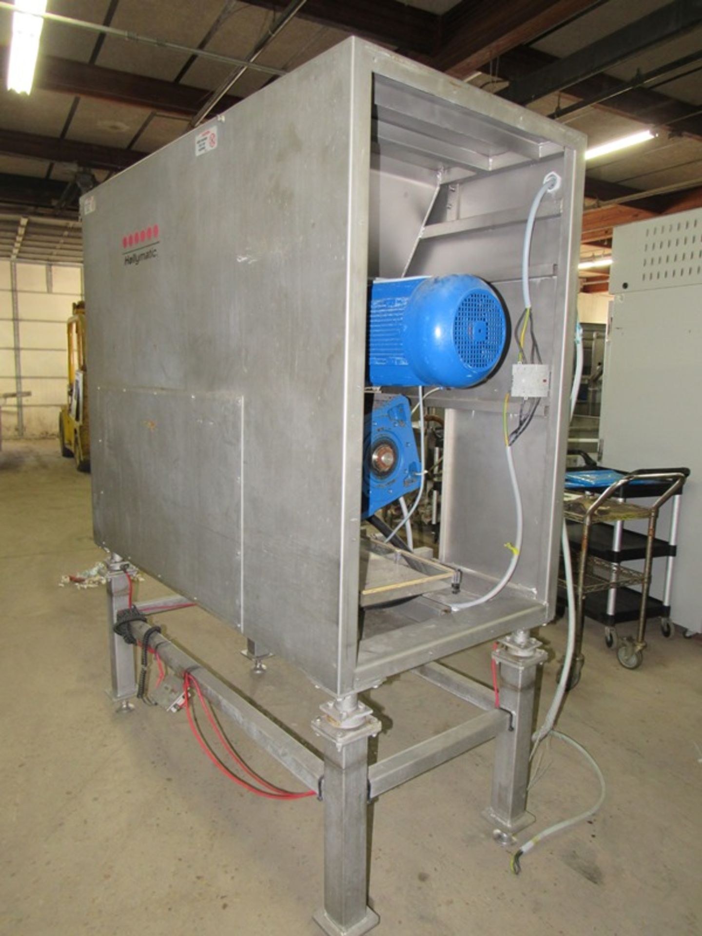 Hollymatic Mdl.; 4300 Mixer/Grinder, 6" head, on load cells, (no scale), with auger,missing ring, - Image 5 of 9