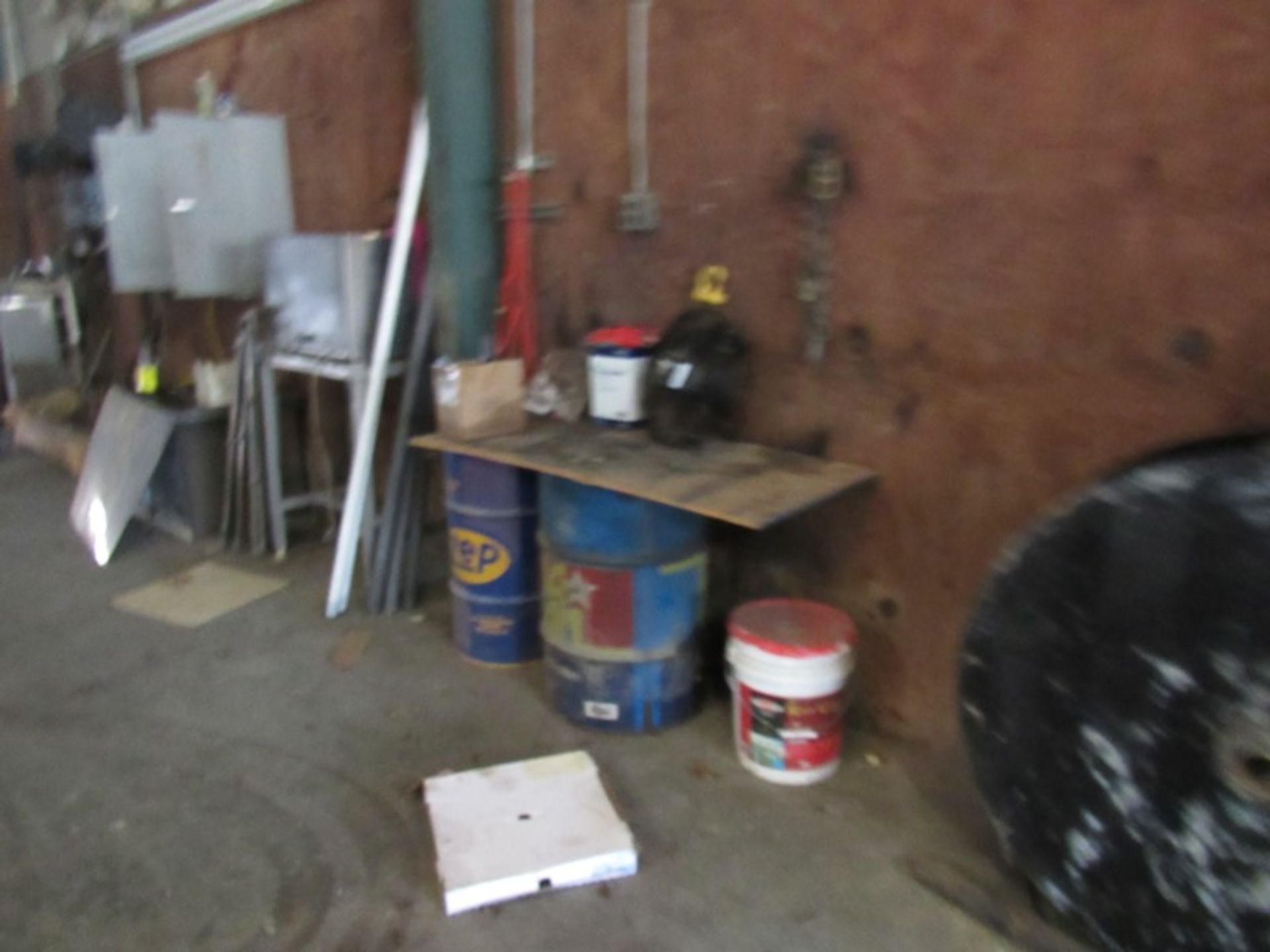 Lot Contents Garage: Refrigerators, 2-Wheel Cart, Benches, Misc. Motors, Hose Reels, Cabinets, - Image 23 of 27