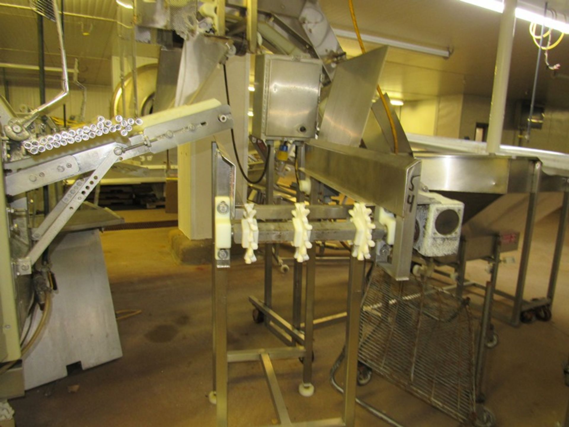 Lot Stainless Steel Automatic Heading Machine, 8 stations, stainless steel "Z" conveyor, 18" W X - Image 18 of 18