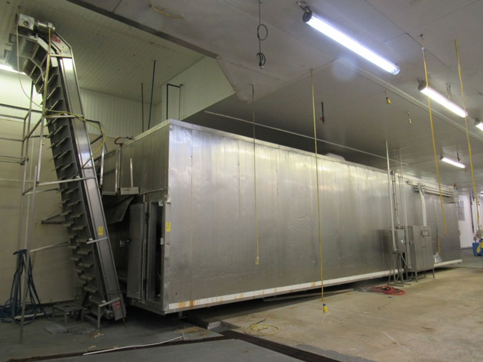 Frigoscandia Mdl. MBF-1-2-3400 Skaginn Multi-Belt IQF Freezer, Ser. #US050-006-004, 7000 Lbs. per