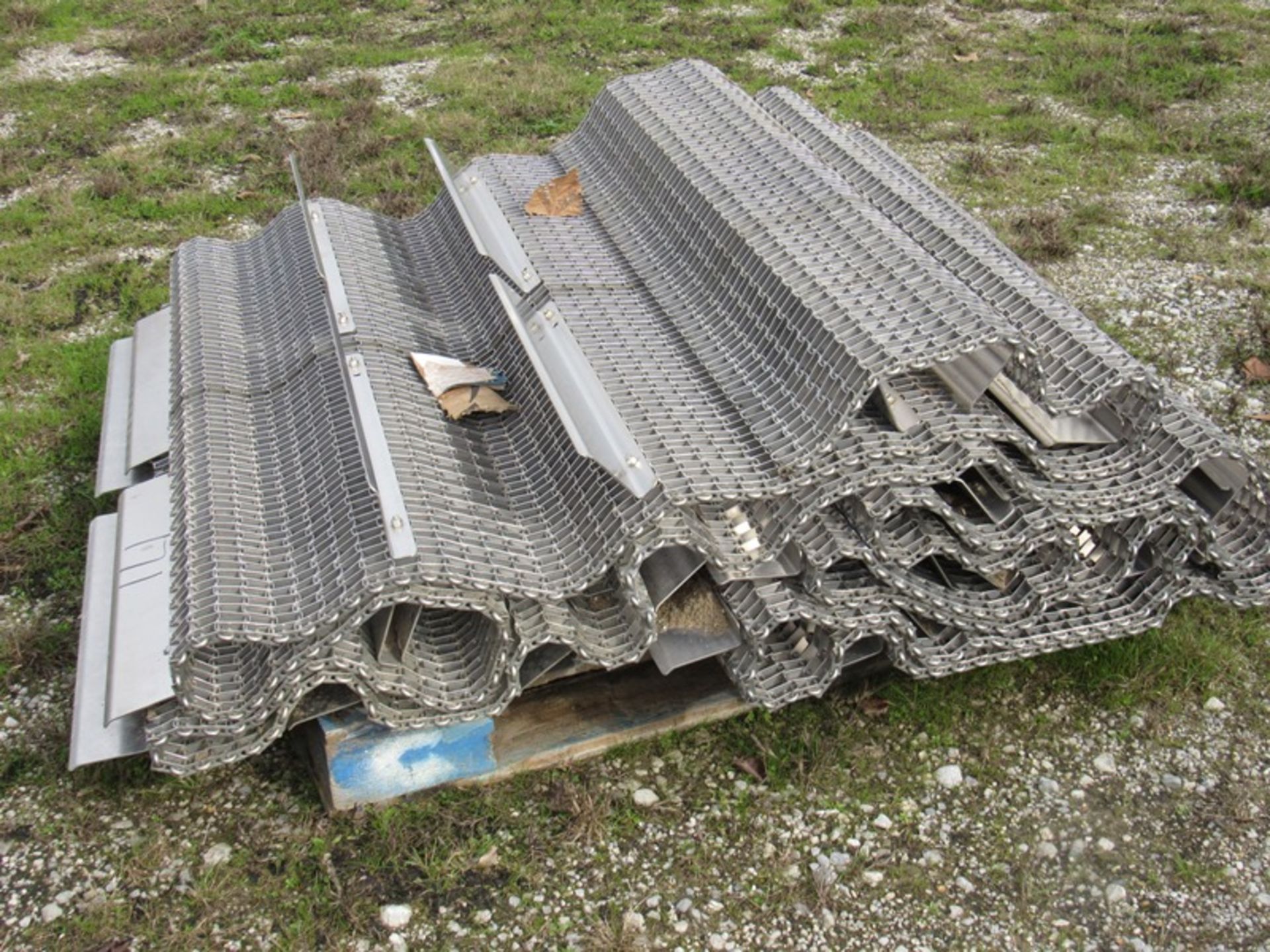 Lot Stainless Steel Belting, 48" W, length unknown (on 4 pallets) (Required Loading Fee $200.00 Norm - Image 5 of 5