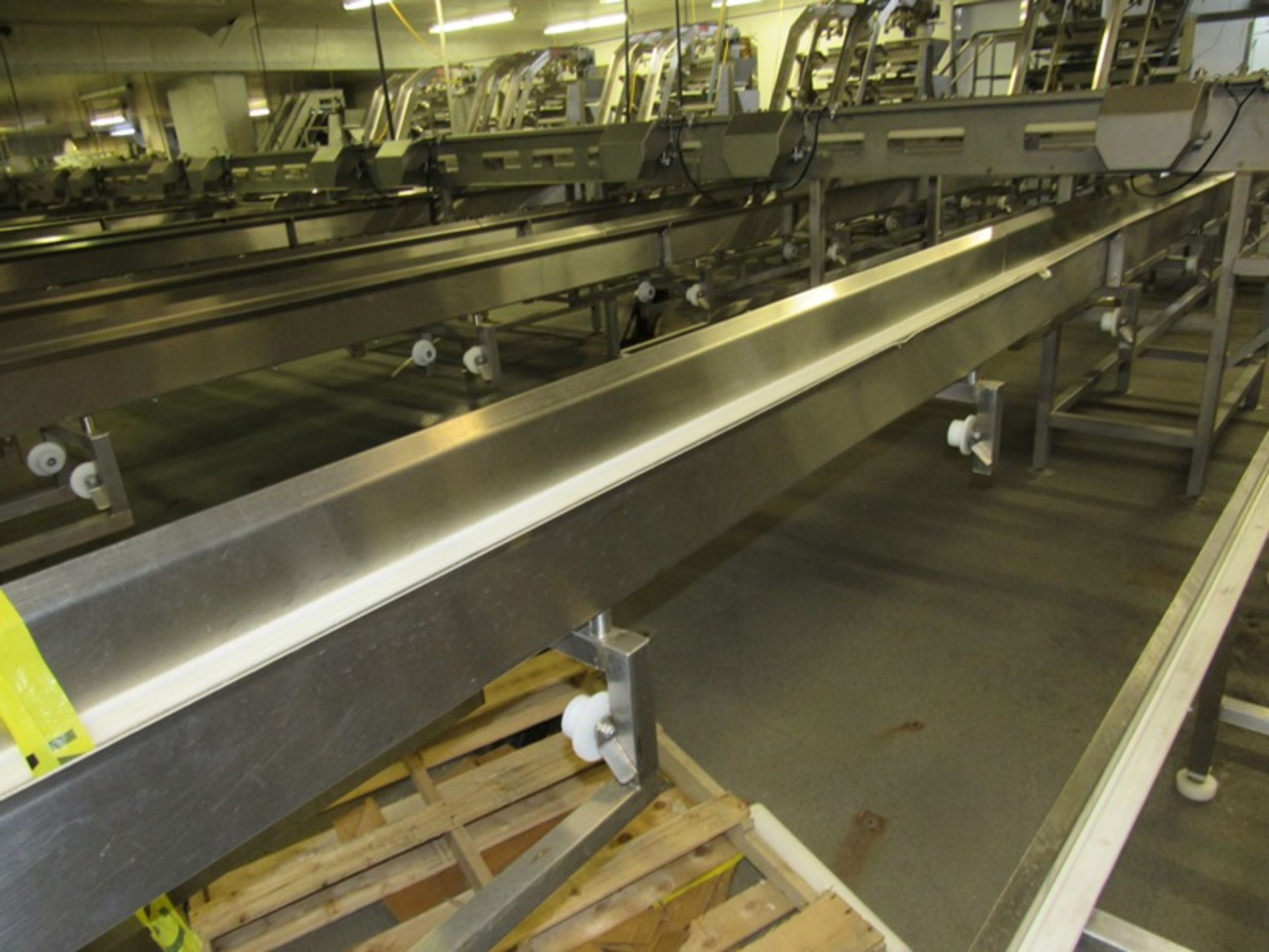 C.A.T. Single Lane Conveyor, 10" W X 48' L with inclined conveyors each side, 10" W X 9' L (no - Image 2 of 5