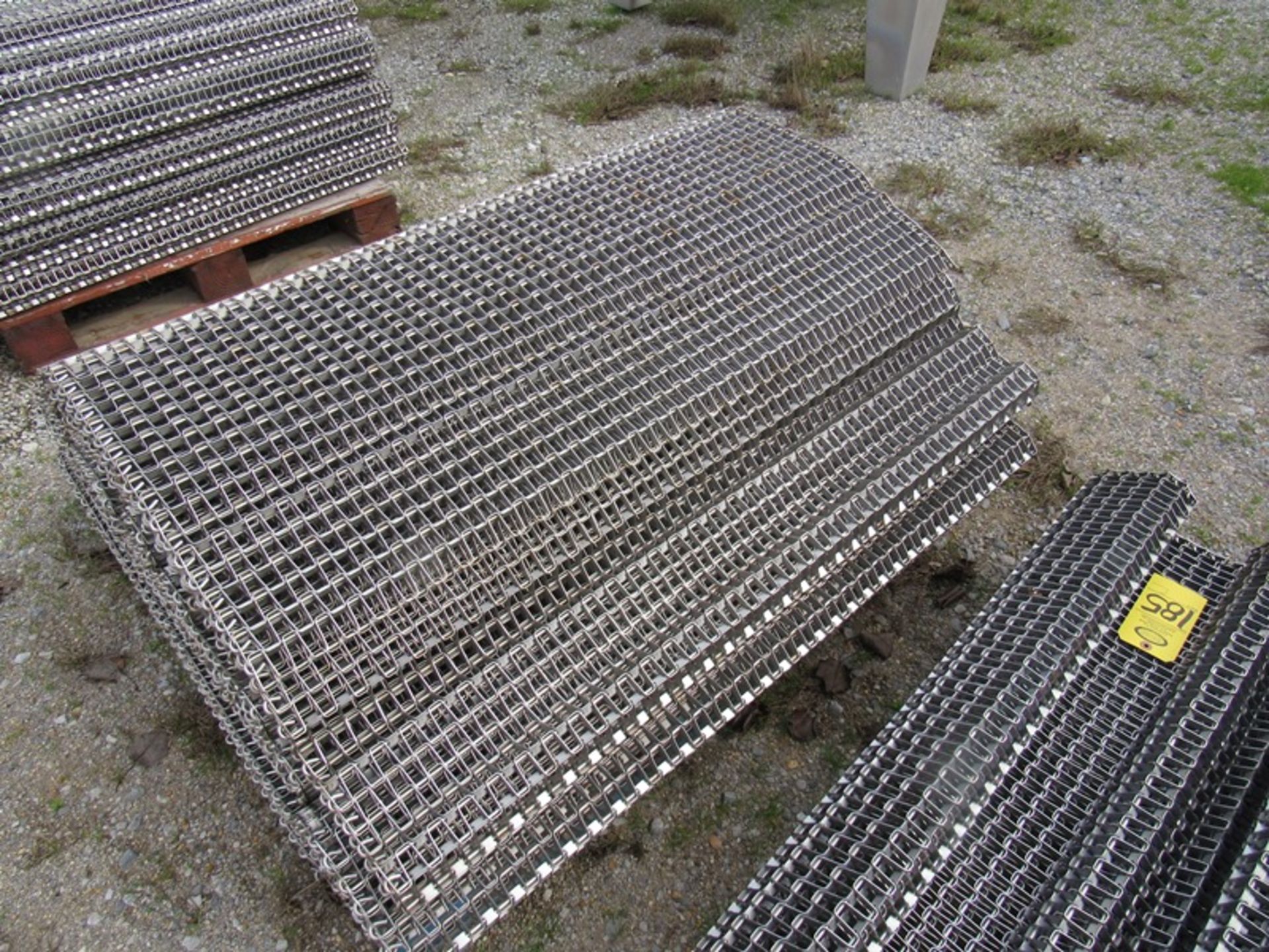 Lot Stainless Steel Belting, 48" W, length unknown (on 4 pallets) (Required Loading Fee $200.00 Norm - Image 2 of 5