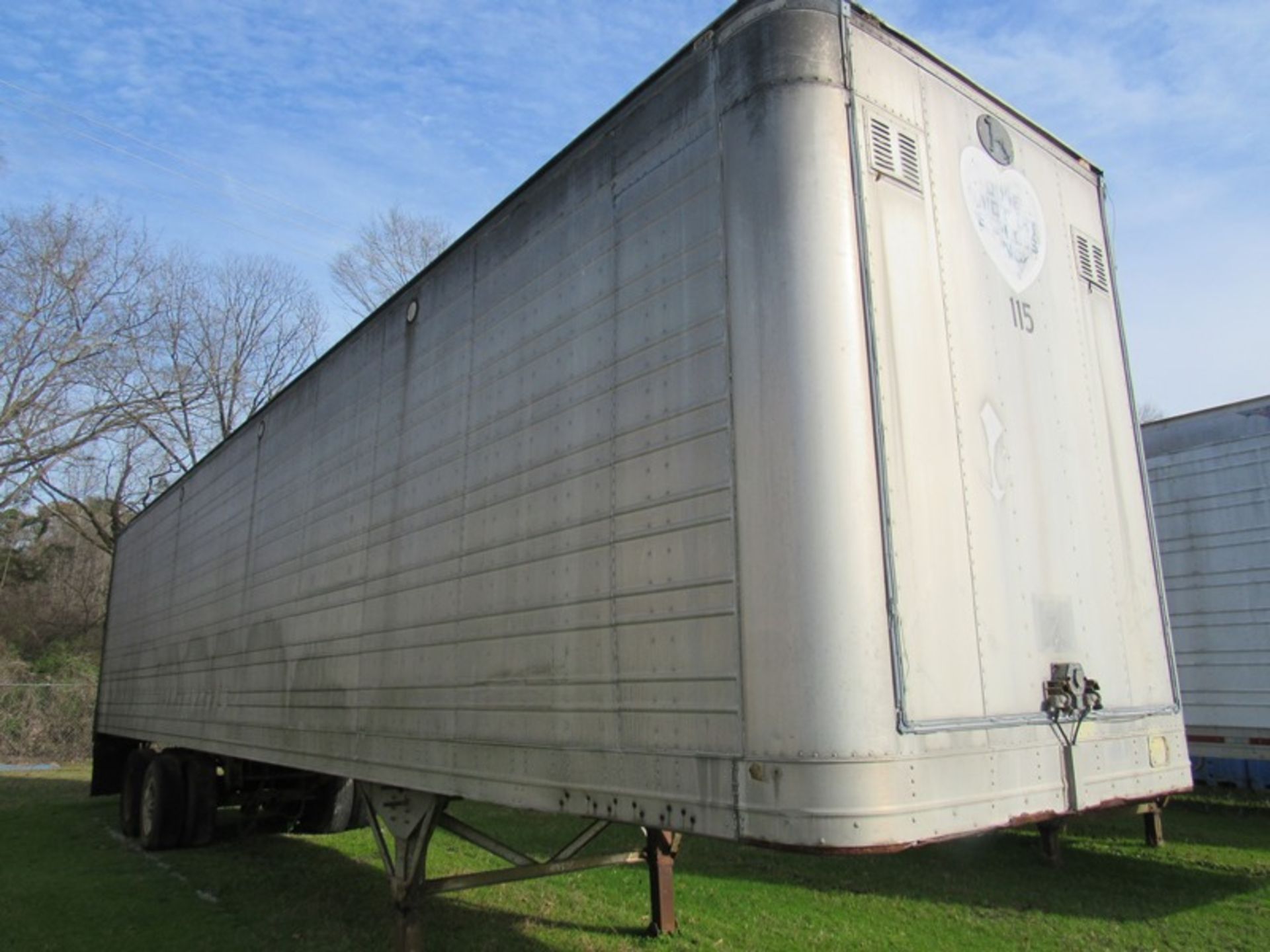 Great Dane Mdl. 61612 Storage Trailer, 44', no title, Mdl. 1973 (No Loading Fee- Norm Pavlish- - Image 2 of 8