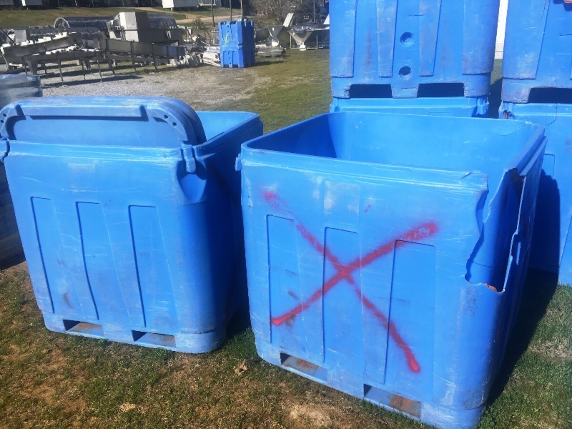 (20) Blue Plastic Totes, 40" W X 48" L X 40" D (Required Loading Fee $200.00 Norm Pavlish- - Image 3 of 3