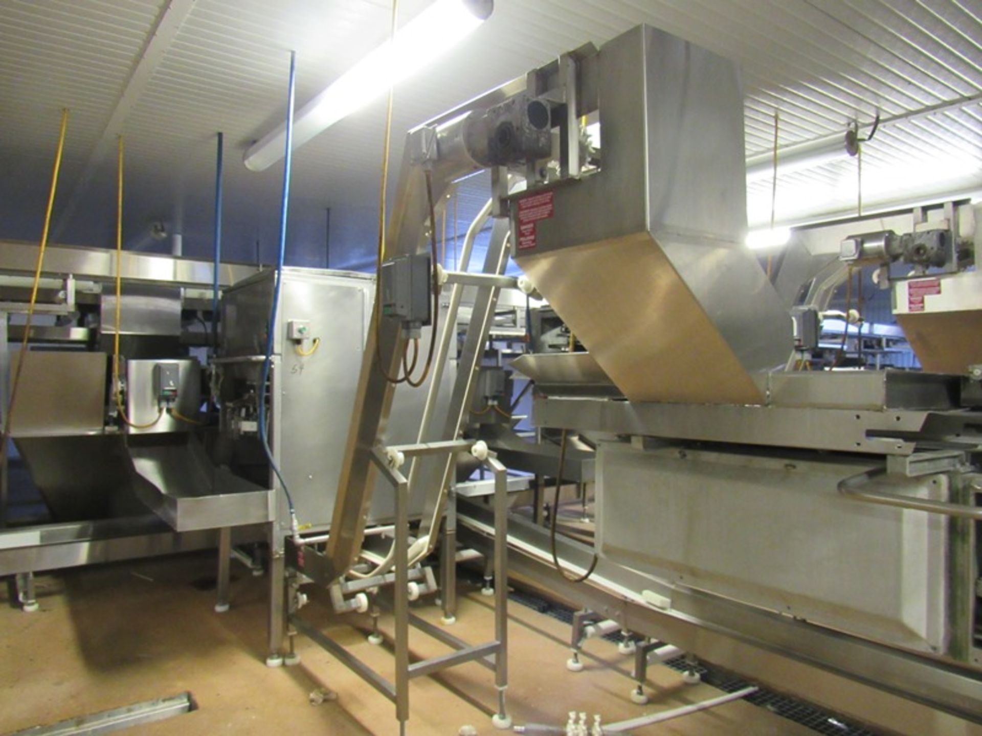Lot Stainless Steel Automatic Heading Machine, 8 stations, stainless steel "Z" conveyor, 18" W X - Image 15 of 18