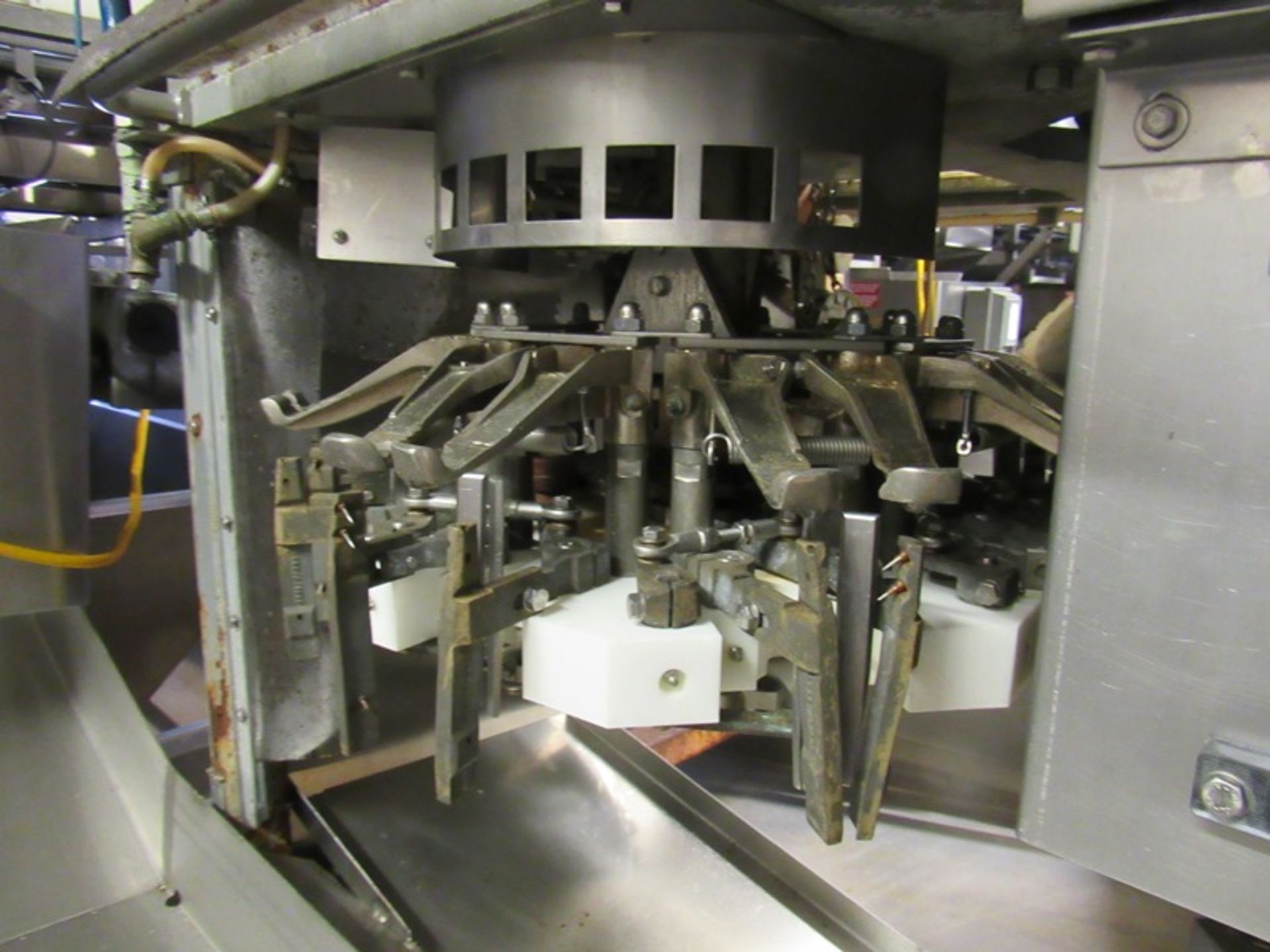 Lot Stainless Steel Automatic Heading Machine, 8 stations, stainless steel "Z" conveyor, 18" W X - Image 6 of 7