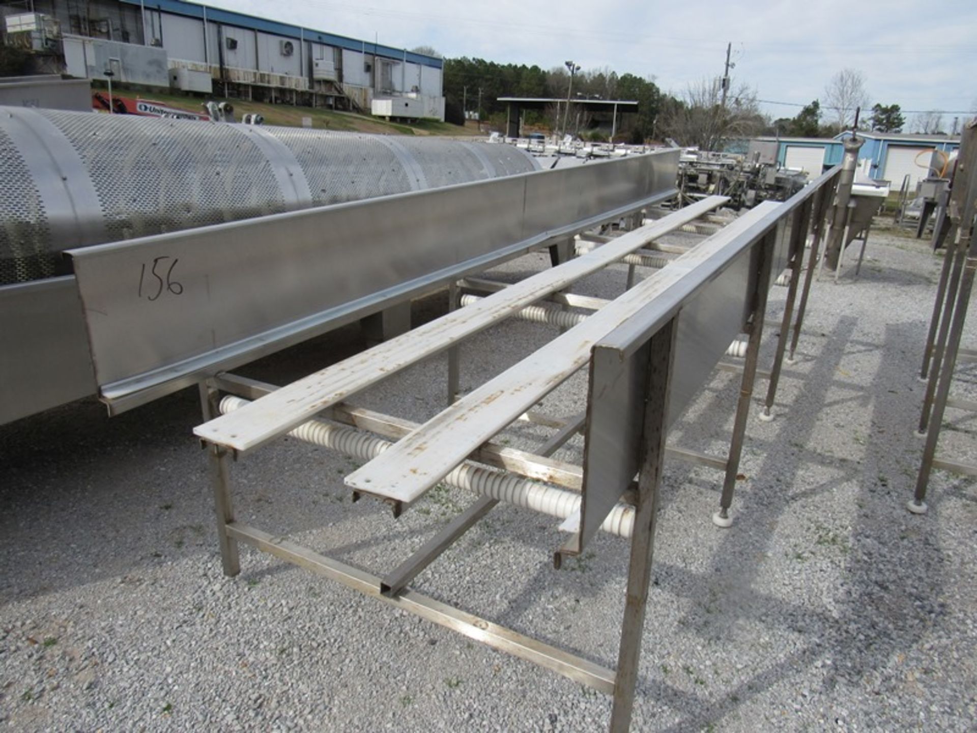 Lot Stainless Steel Conveyor Frames, (1) 4' W X 15' L, (1) 4' W X 8' L, (1) 4' W X 10' L, (1) 4' W X - Image 2 of 13