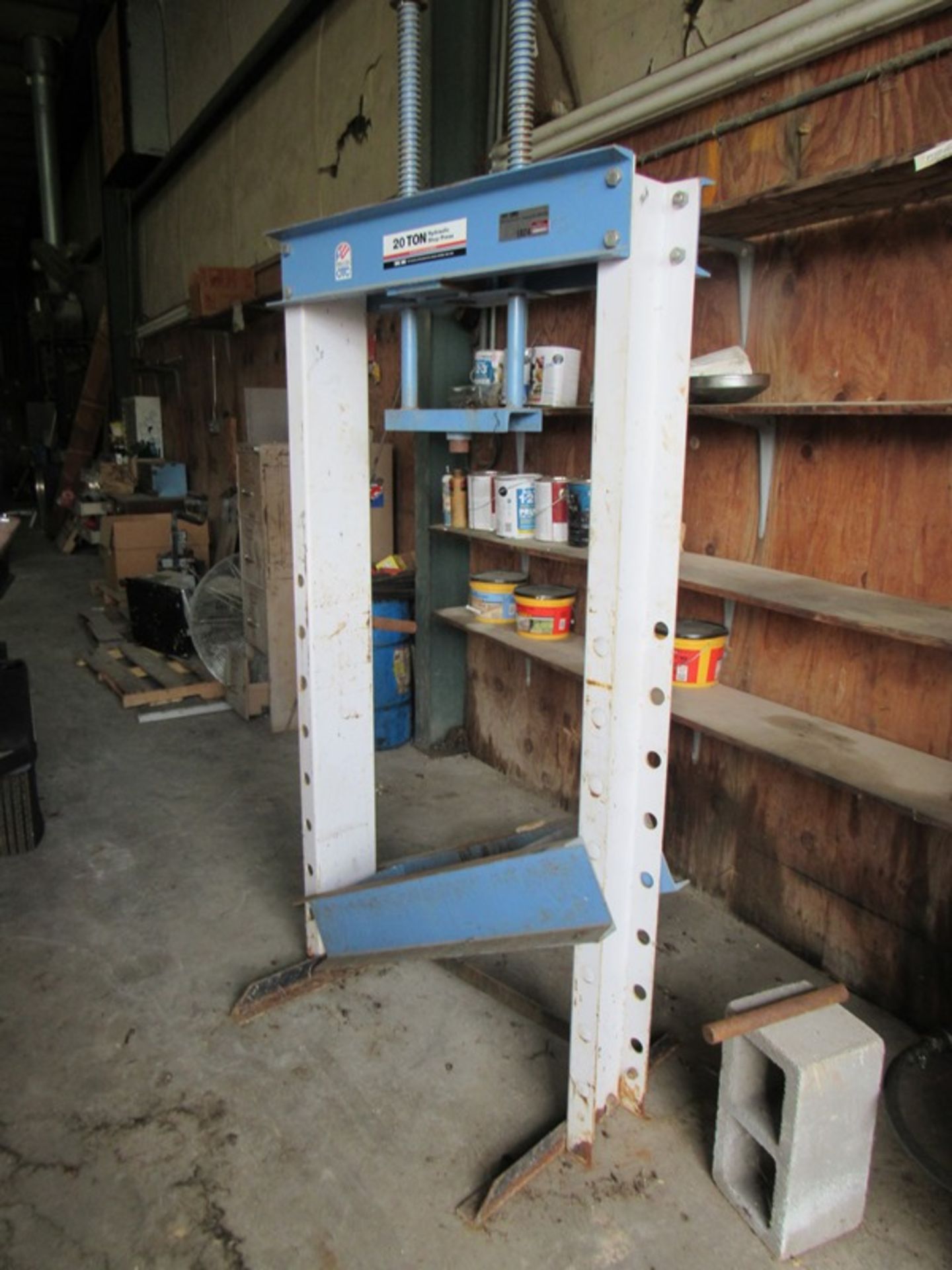 Lot Contents Garage: Refrigerators, 2-Wheel Cart, Benches, Misc. Motors, Hose Reels, Cabinets, - Image 18 of 27