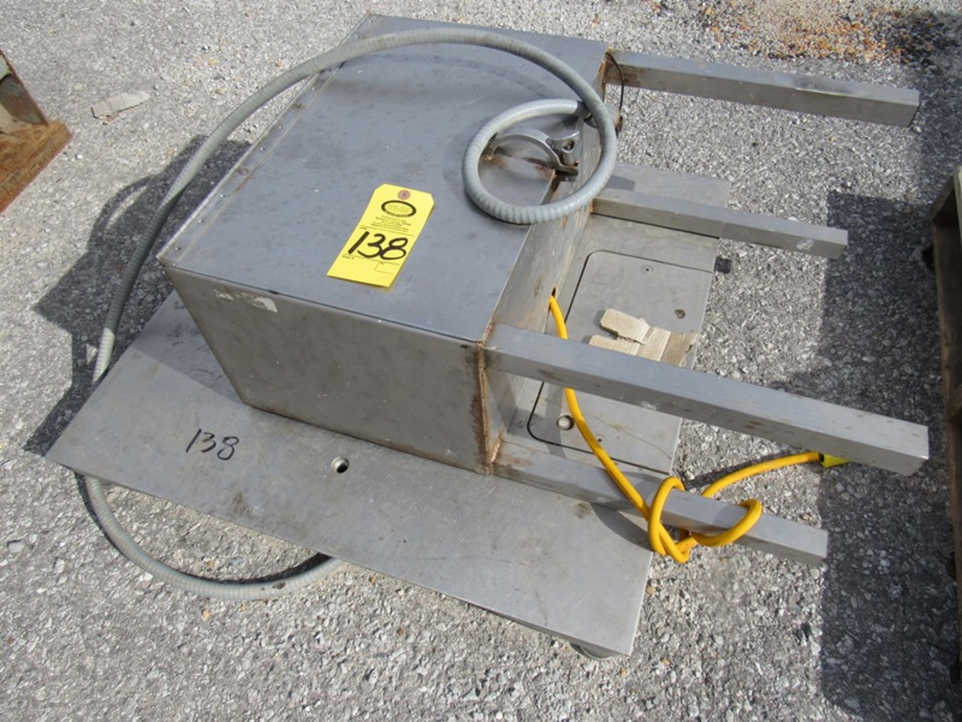 Lot (1) Stainless Steel Floor Scale, 3' X 3', (1) 5' W X 6' L (Required Loading Fee $50.00 Norm