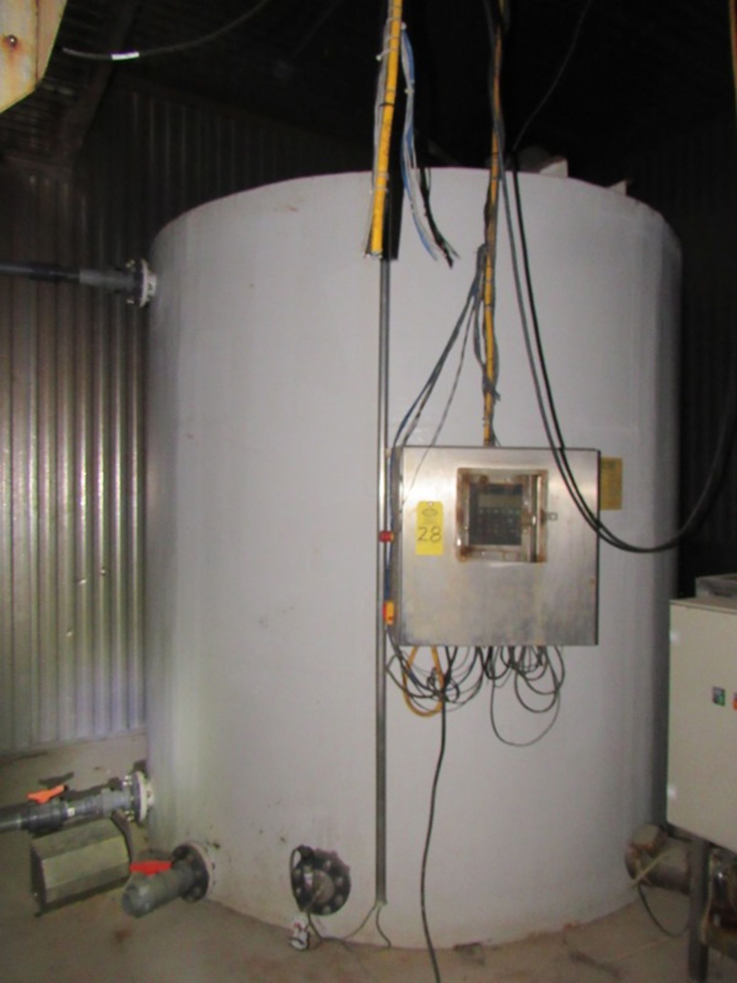 Northern Plastics Mdl. FIT-123L Insulated Fluid Ice Tank, 10' Dia. X 10' T, (2) pumps & controls (