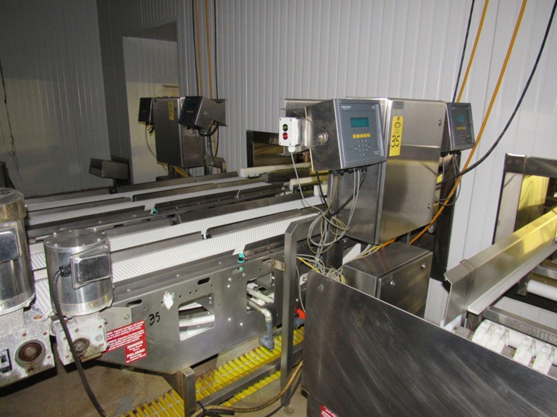 Stainless Steel Dual Lane Inline Checkweigher, 9" wide plastic belts 6' L, Weigh-Tronix Mdl. WI- - Image 2 of 3