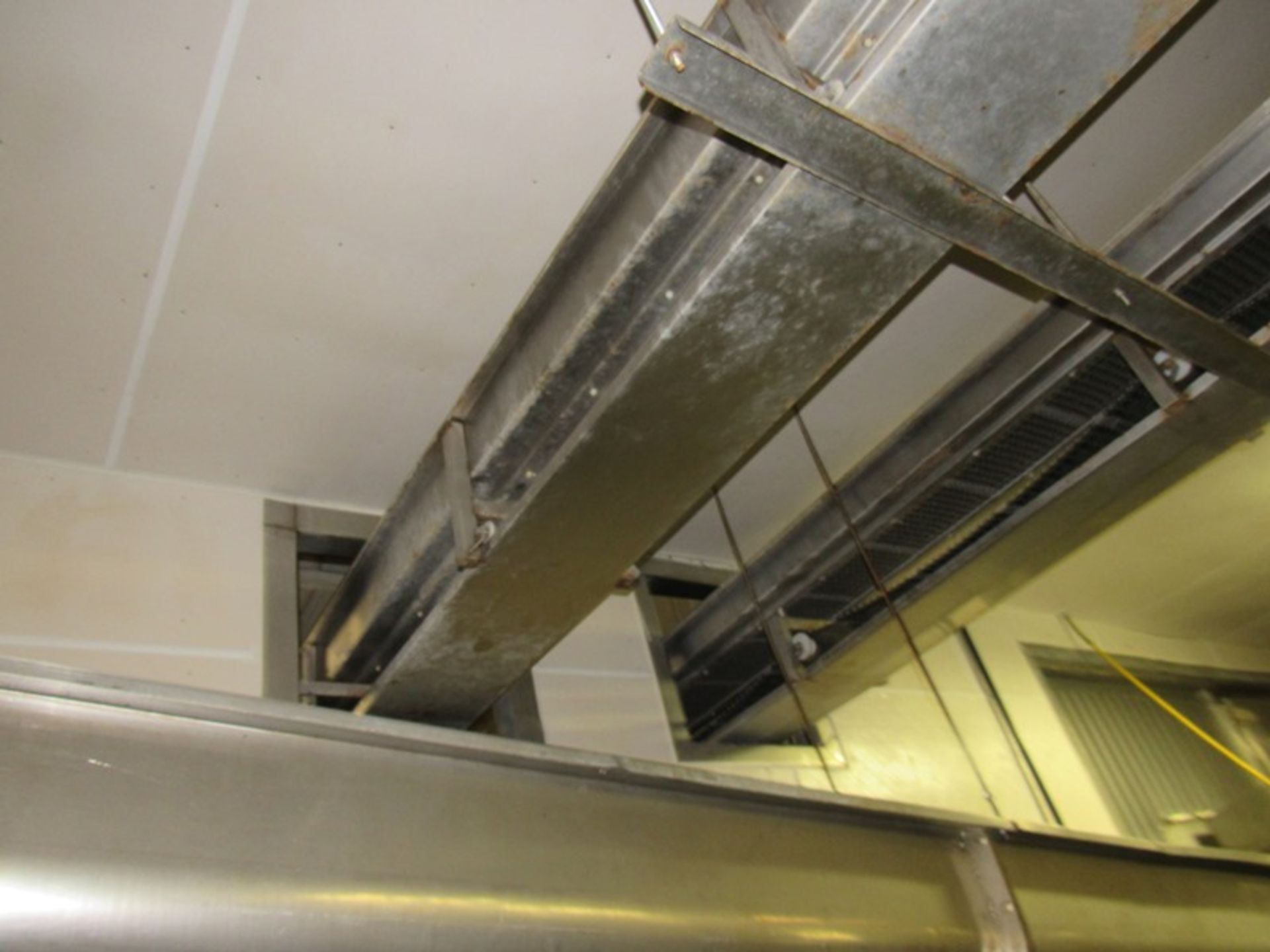Stainless Steel Ceiling Suspend Conveyor, 6" W X 36' L, 1 h.p. motor (Required Loading Fee $1,000.00 - Image 4 of 6