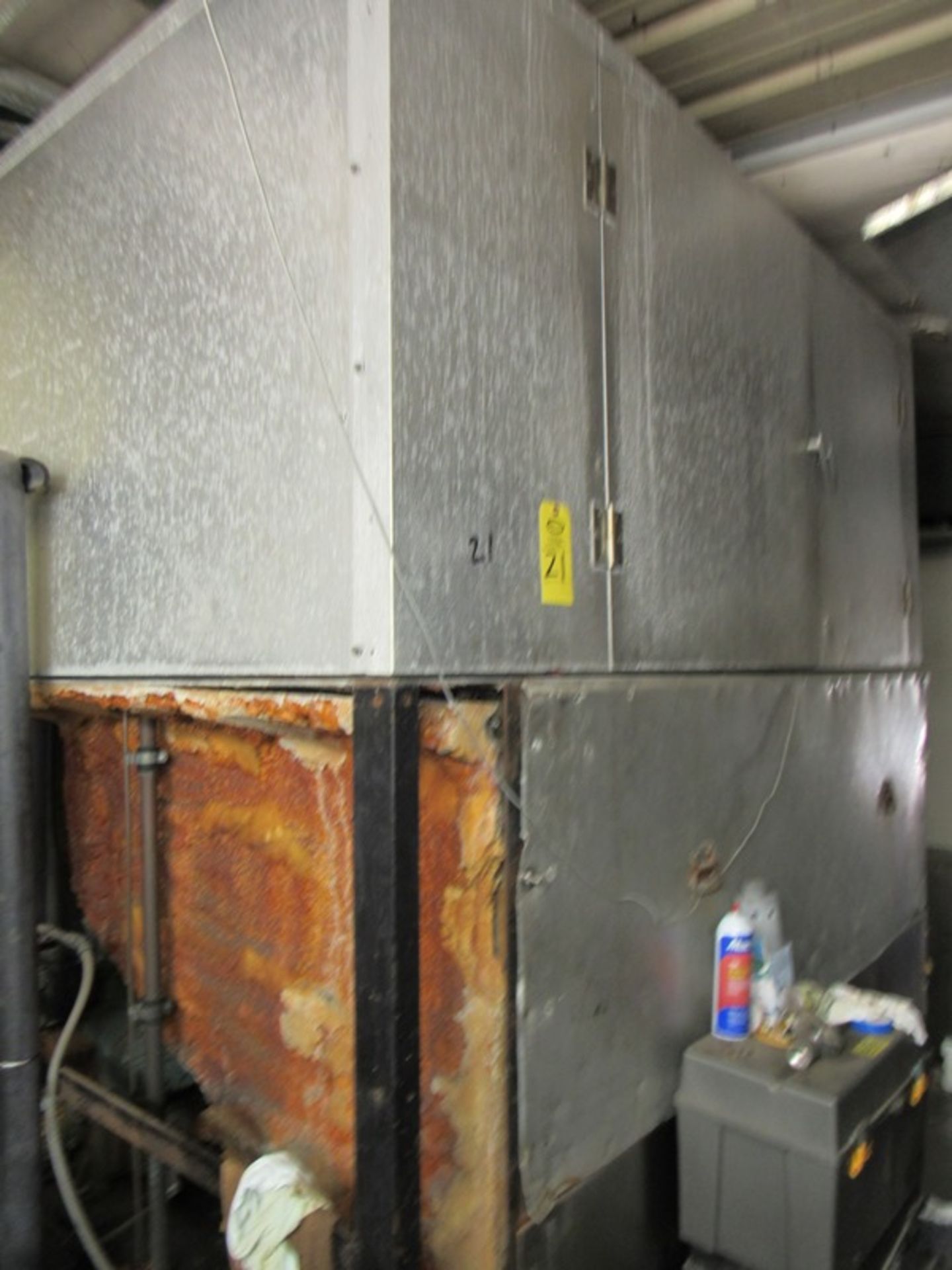 Turbo Mdl. CF23SL Plate Chiller, Ser. #950050, 14 plates (DUE TO COST OF REMOVAL, HAVING TO OPEN