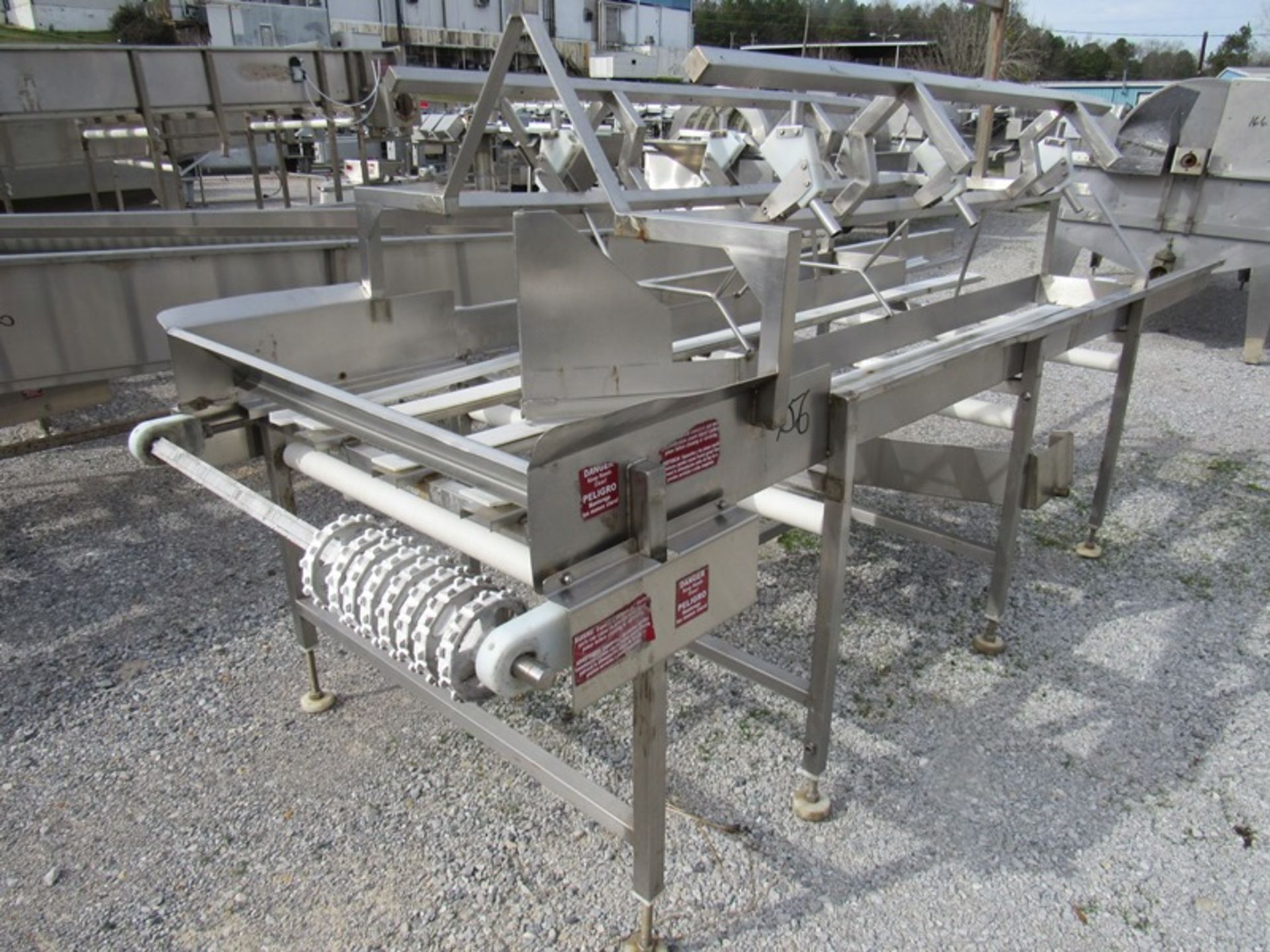 Lot Stainless Steel Conveyor Frames, (1) 4' W X 15' L, (1) 4' W X 8' L, (1) 4' W X 10' L, (1) 4' W X - Image 11 of 13
