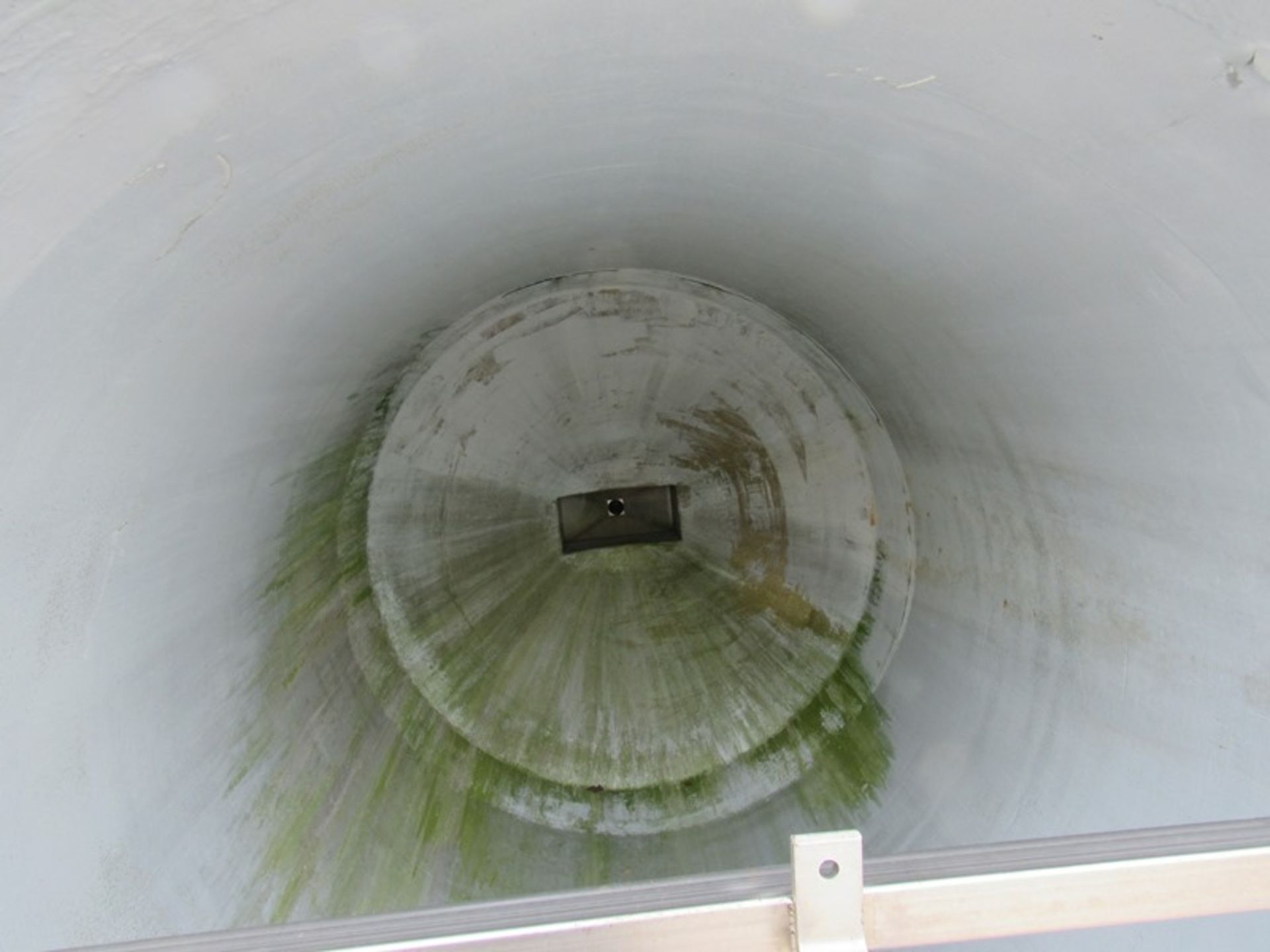 Fiberglass Tank, 70" Dia. X 12' D, cone bottom 3" outlet (Required Loading Fee $100.00 Norm Pavlish- - Image 3 of 4