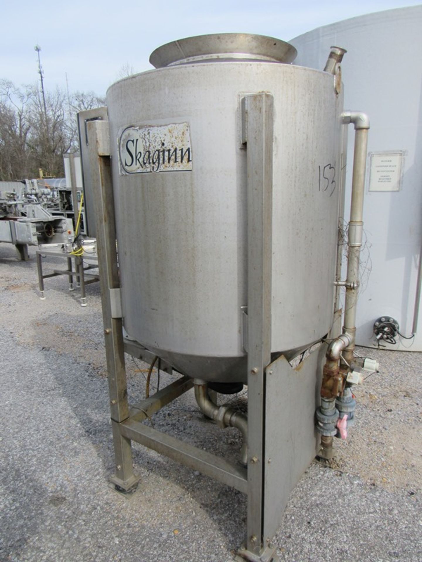 Skaginn Stainless Steel Tank, 3' Dia. X 3' D (Required Loading Fee $100.00 Norm Pavlish- Nebraska - Image 2 of 2