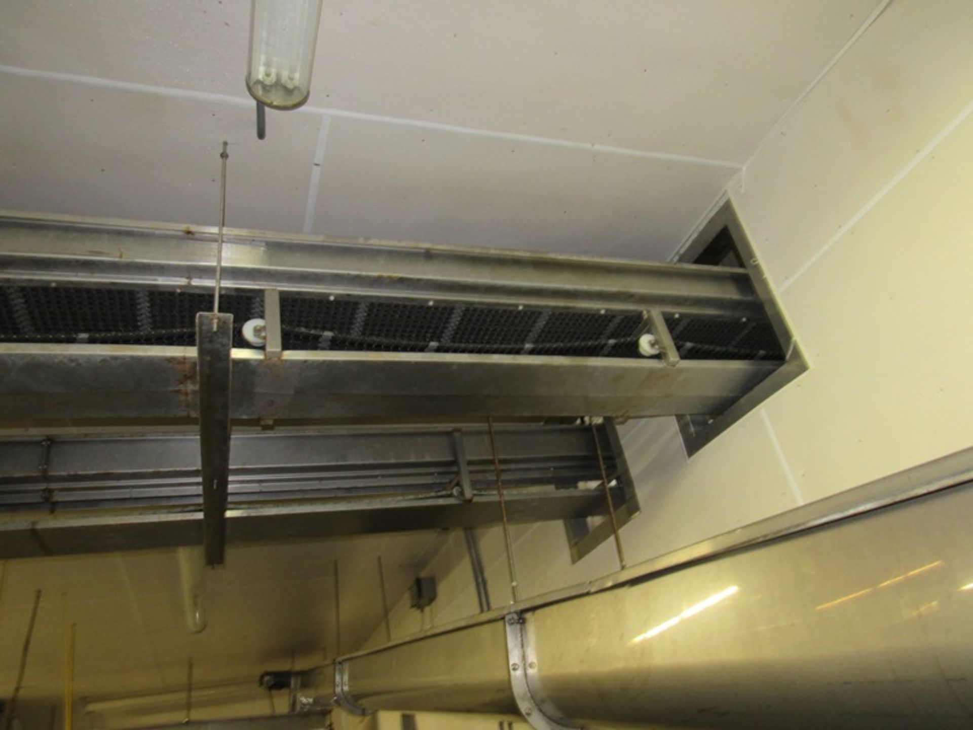 Stainless Steel Ceiling Suspend Conveyor, 6" W X 36' L, 1 h.p. motor (Required Loading Fee $1,000.00 - Image 2 of 6
