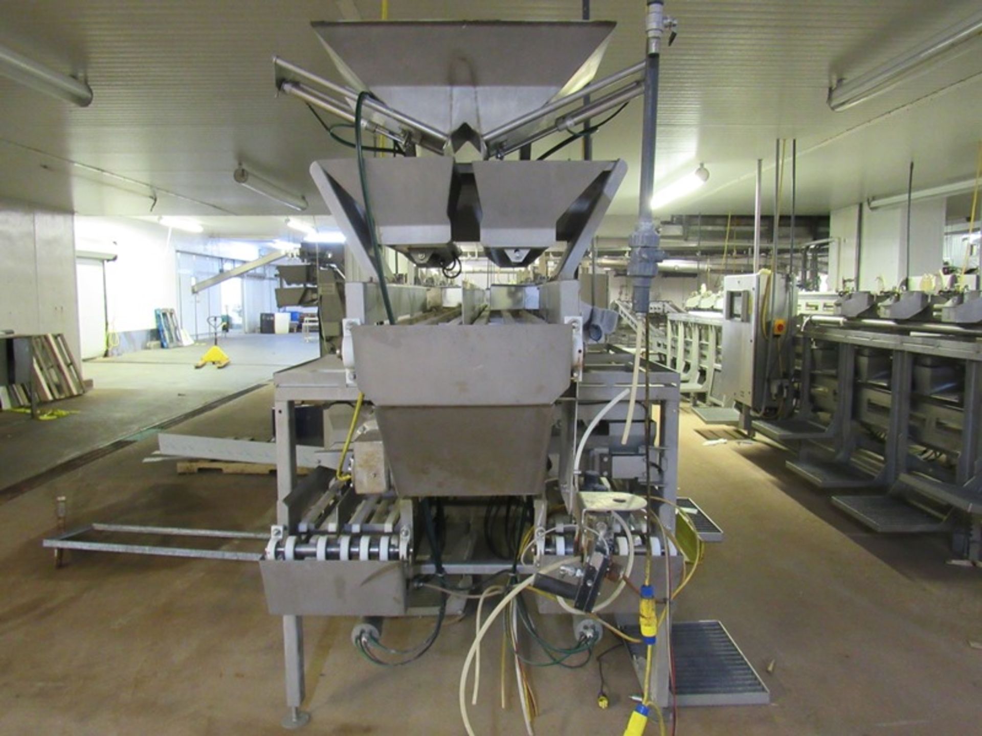 C.A.T. Stainless Steel Grading Line, dual lanes, 10 positions per lane, pneumatic drop chutes, - Image 3 of 22