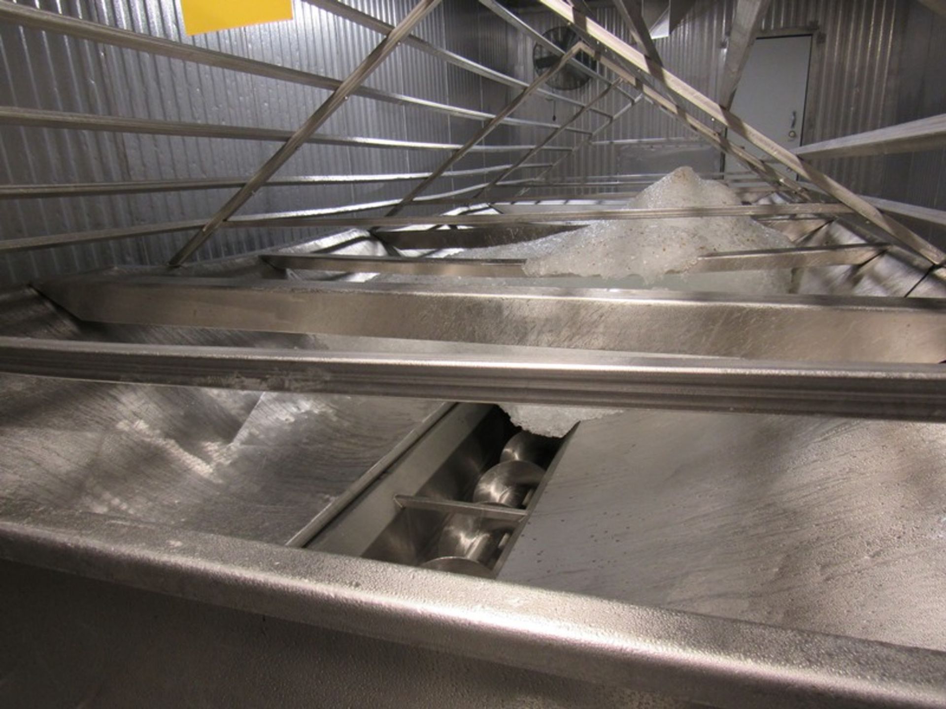 Stainless Steel Trough, 32' long stainless steel screw, 12" Dia., 240 volt motor (Required Loading - Image 2 of 6