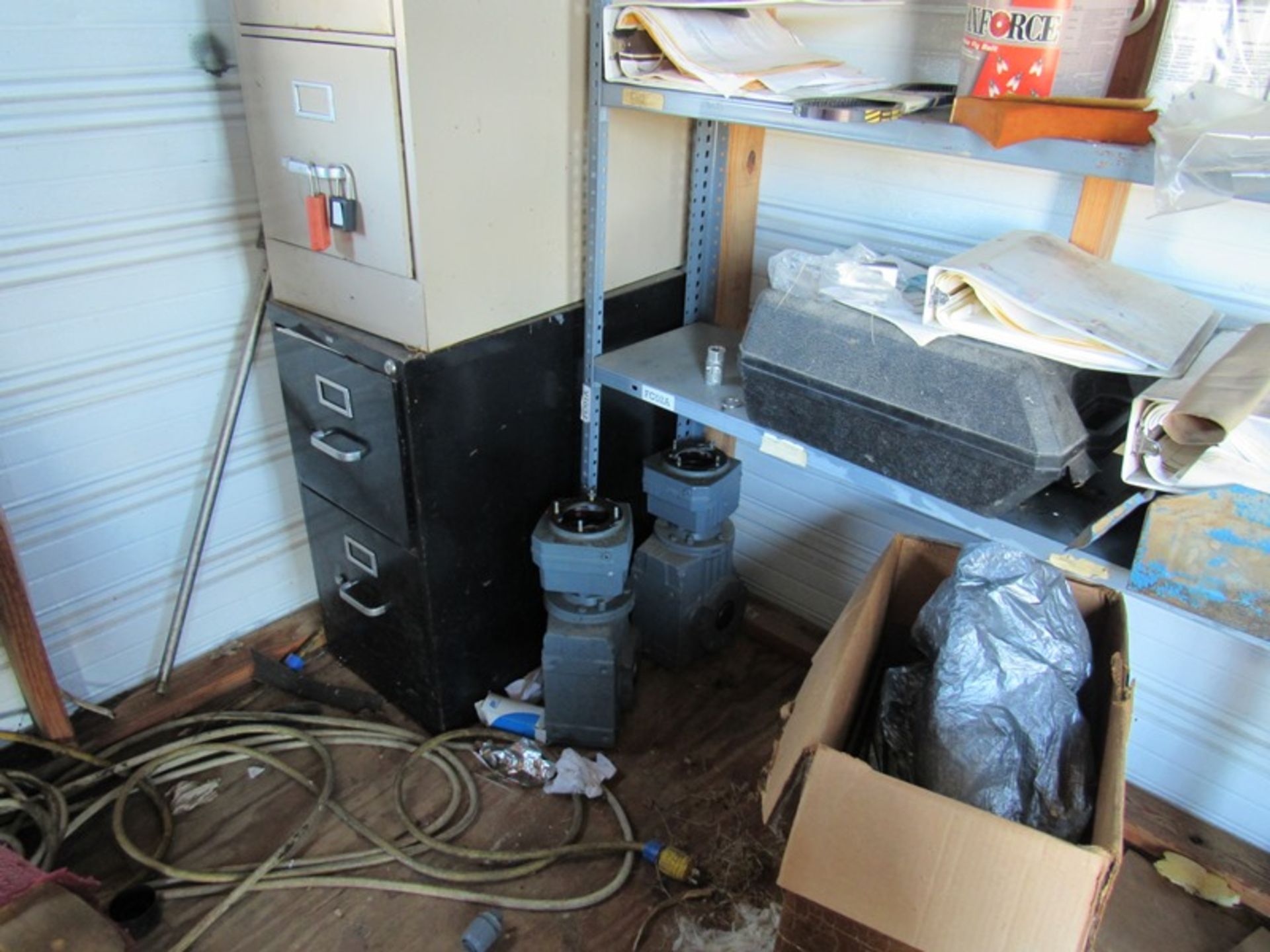 Lot Contents Refrigeration Parts Room: Respirators, Oxygen Tanks, File Cabinet, Shelving Units, - Image 4 of 6