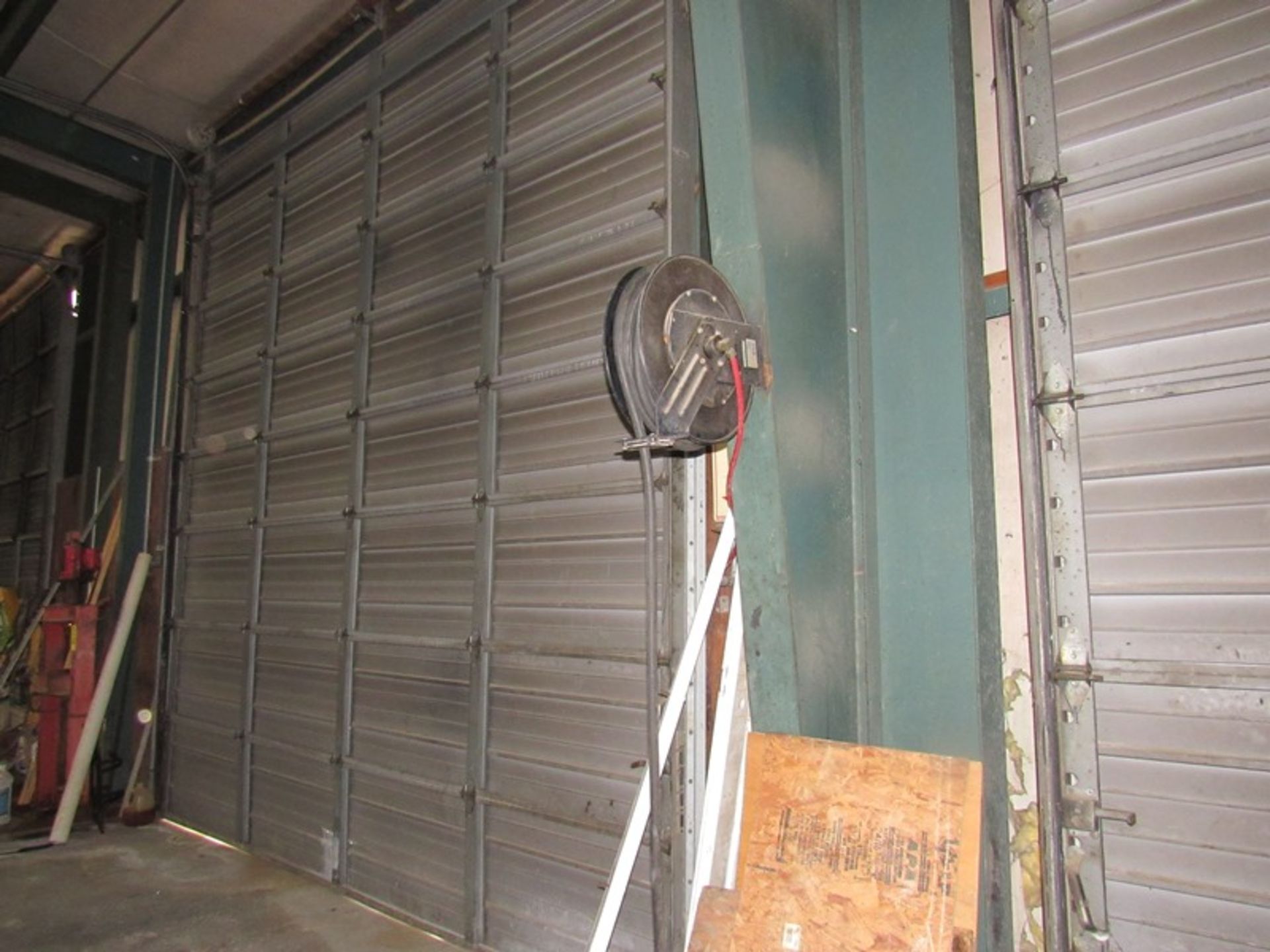 Lot Contents Garage: Refrigerators, 2-Wheel Cart, Benches, Misc. Motors, Hose Reels, Cabinets, - Image 26 of 27