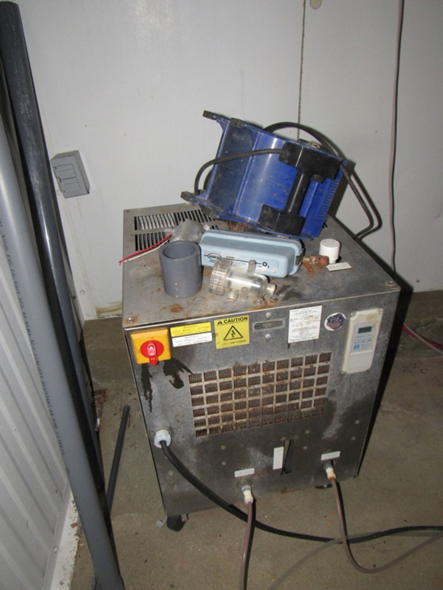 Water Ozonator System, Controls, Fiberglass Tank, Cooler, 5 h.p. motor on 3" pump (Required - Image 5 of 9