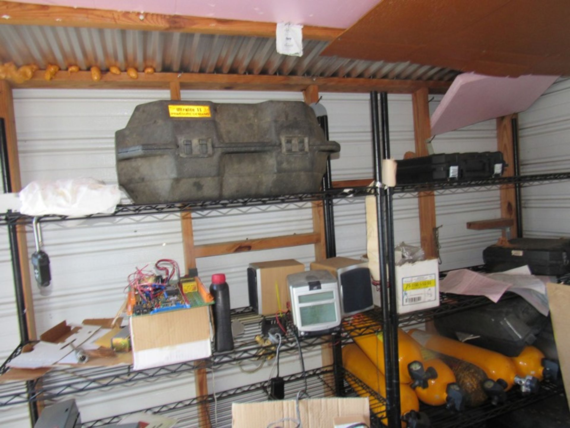 Lot Contents Refrigeration Parts Room: Respirators, Oxygen Tanks, File Cabinet, Shelving Units, - Image 2 of 6