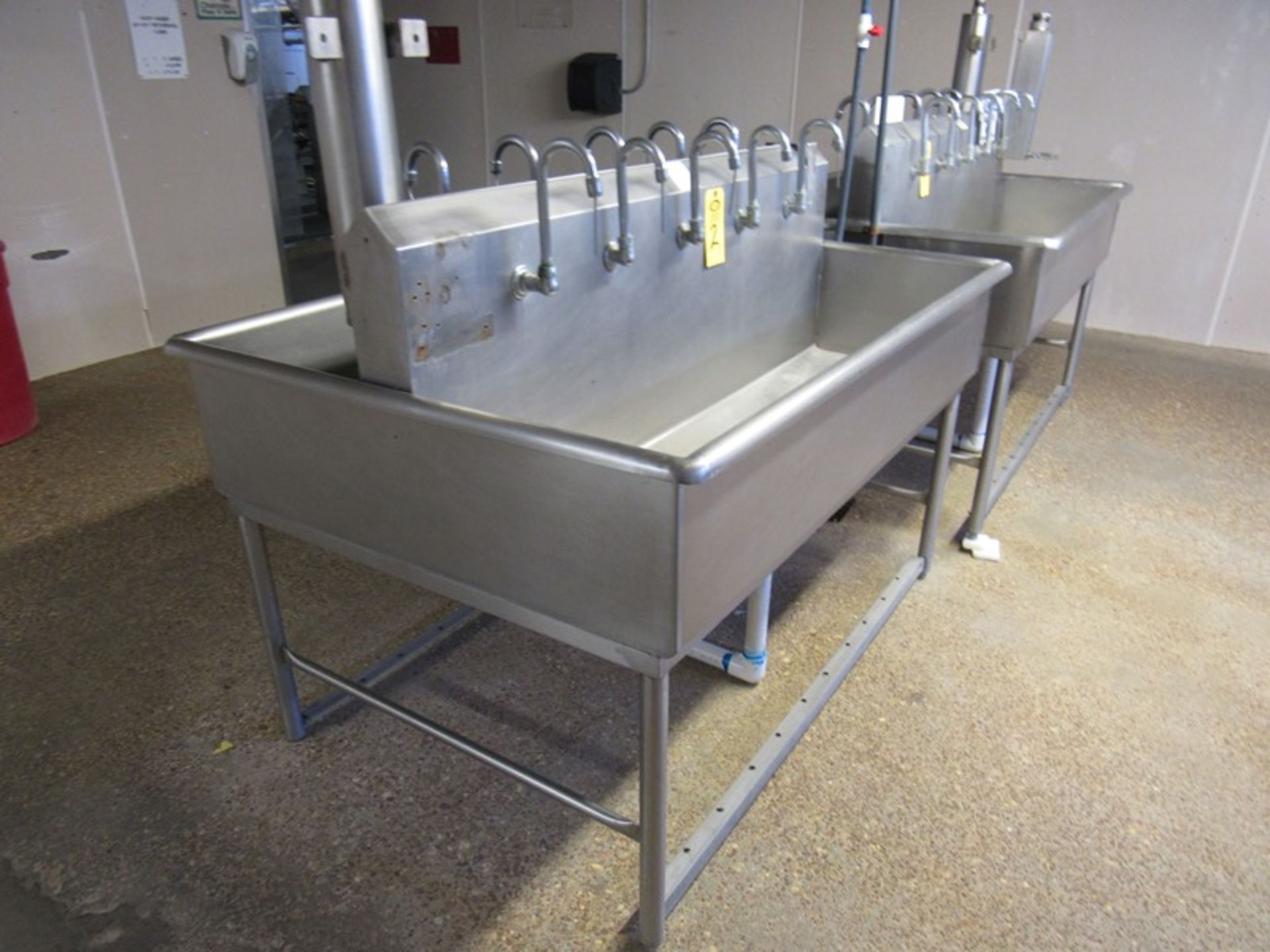 Stainless Steel Sink, double sided, 5 faucets, each side (Required Loading Fee $100.00 Norm Pavlish-