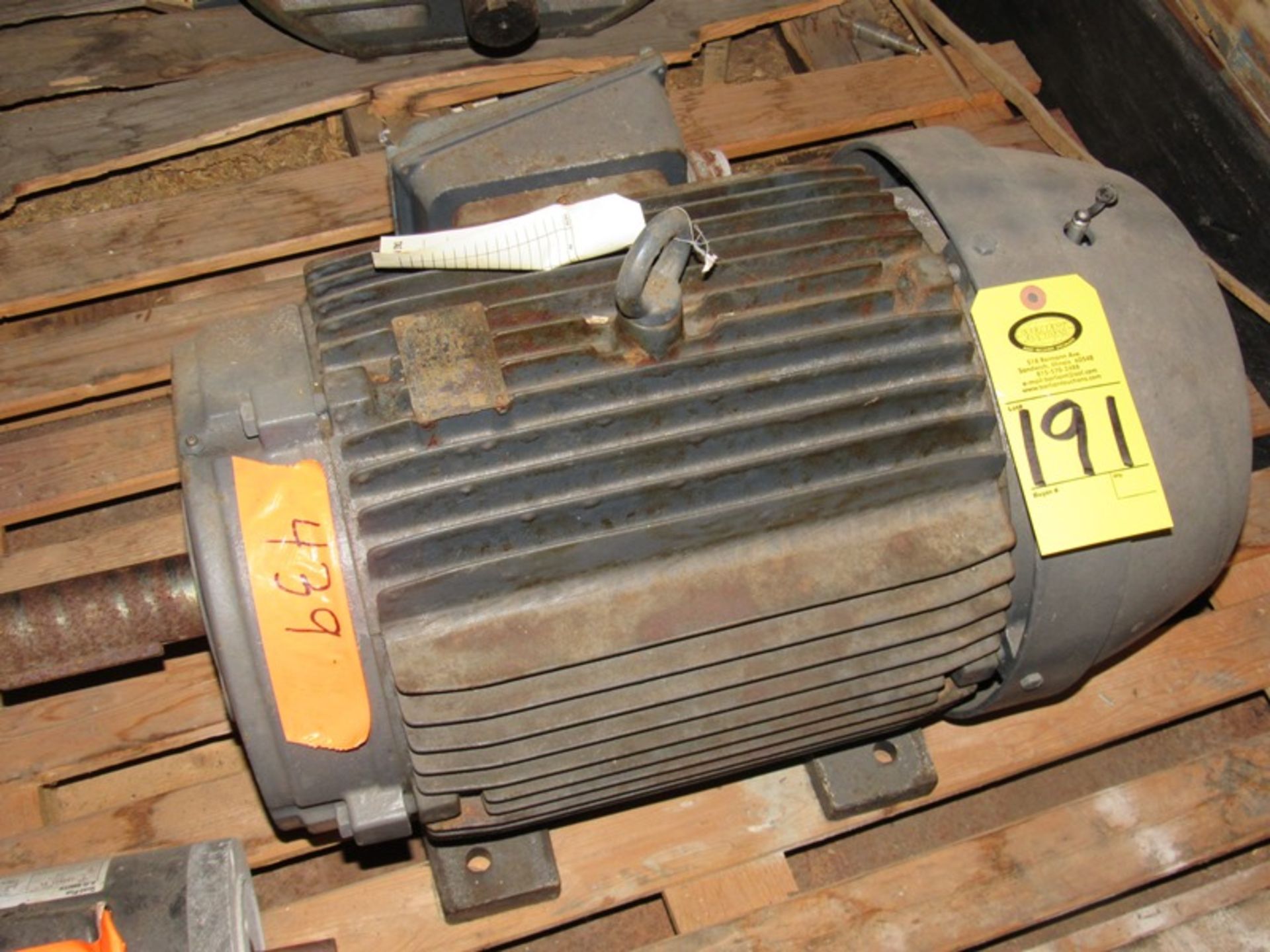 Motor, 230/460 volts (Required Loading Fee $150.00 Norm Pavlish- Nebraska Stainless- (402)540-