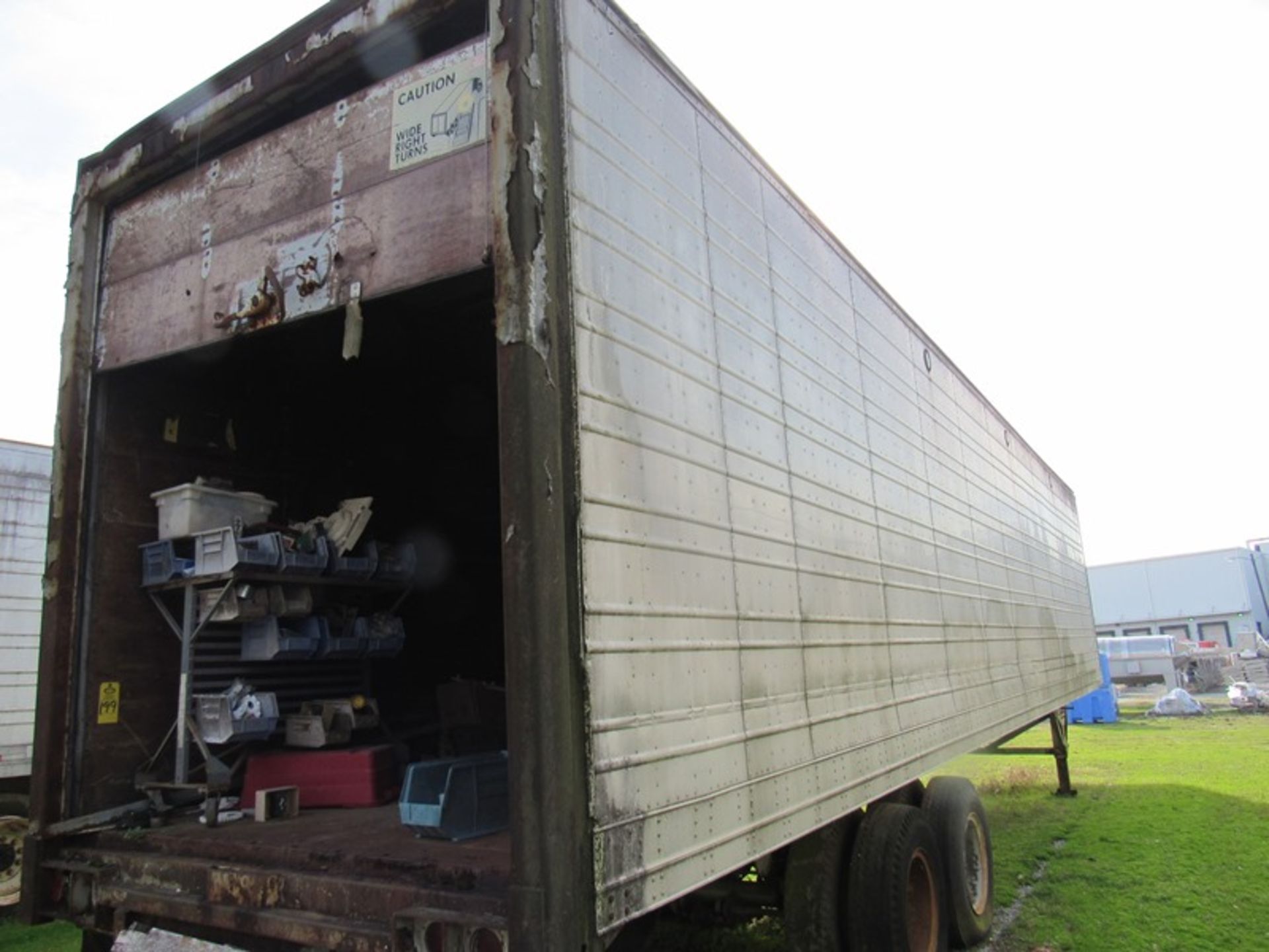 Great Dane Mdl. 61612 Storage Trailer, 44', no title, Mdl. 1973 (No Loading Fee- Norm Pavlish- - Image 6 of 8