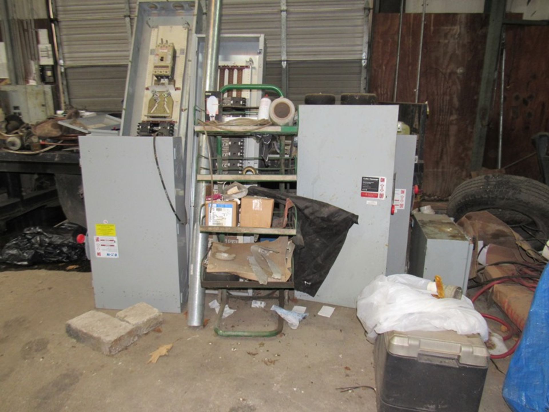 Lot Contents Garage: Refrigerators, 2-Wheel Cart, Benches, Misc. Motors, Hose Reels, Cabinets, - Image 8 of 27