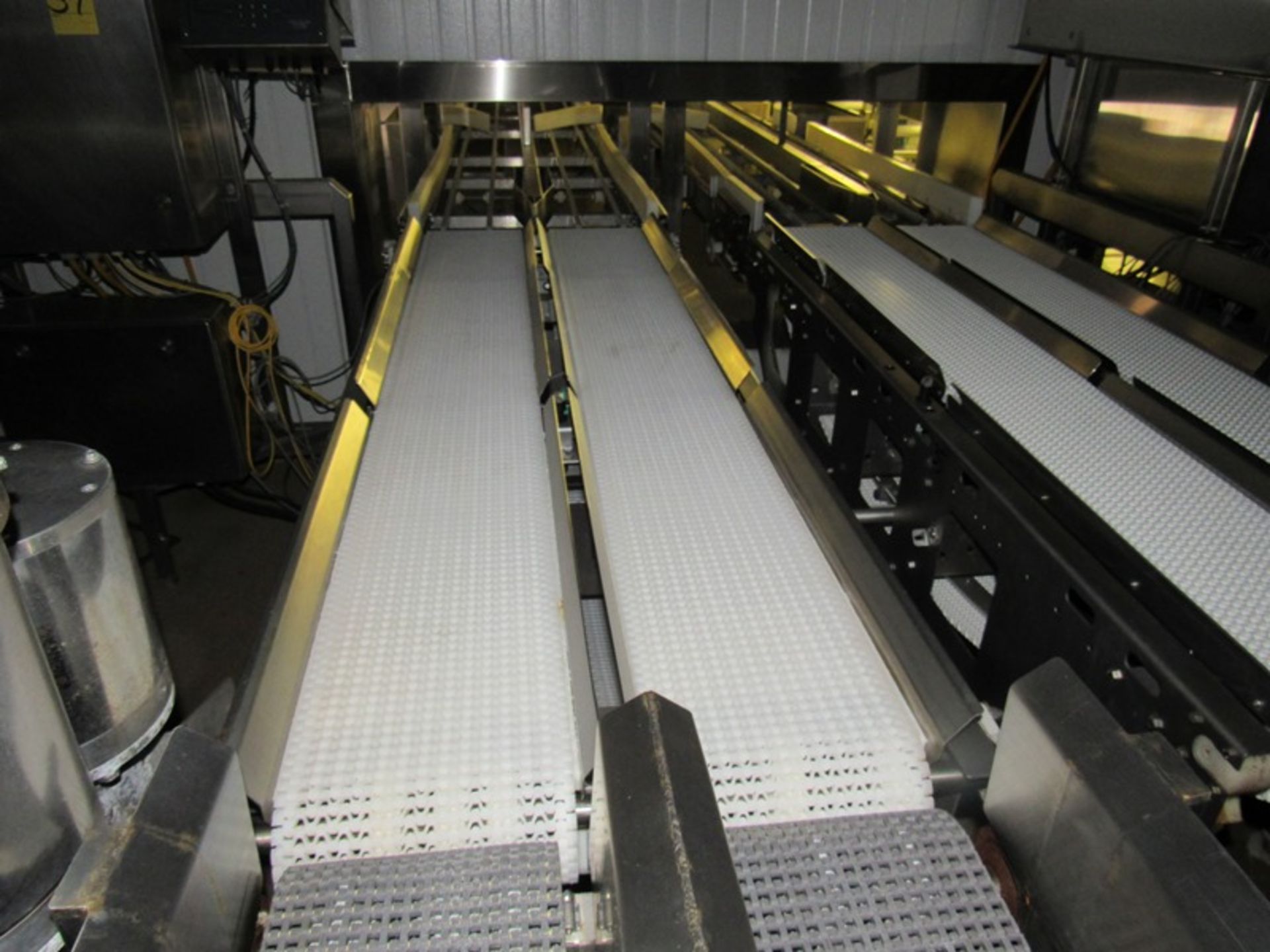 Stainless Steel Dual Lane Inline Checkweigher, 9" wide plastic belts 6' L, Weigh-Tronix Mdl. WI- - Image 2 of 3