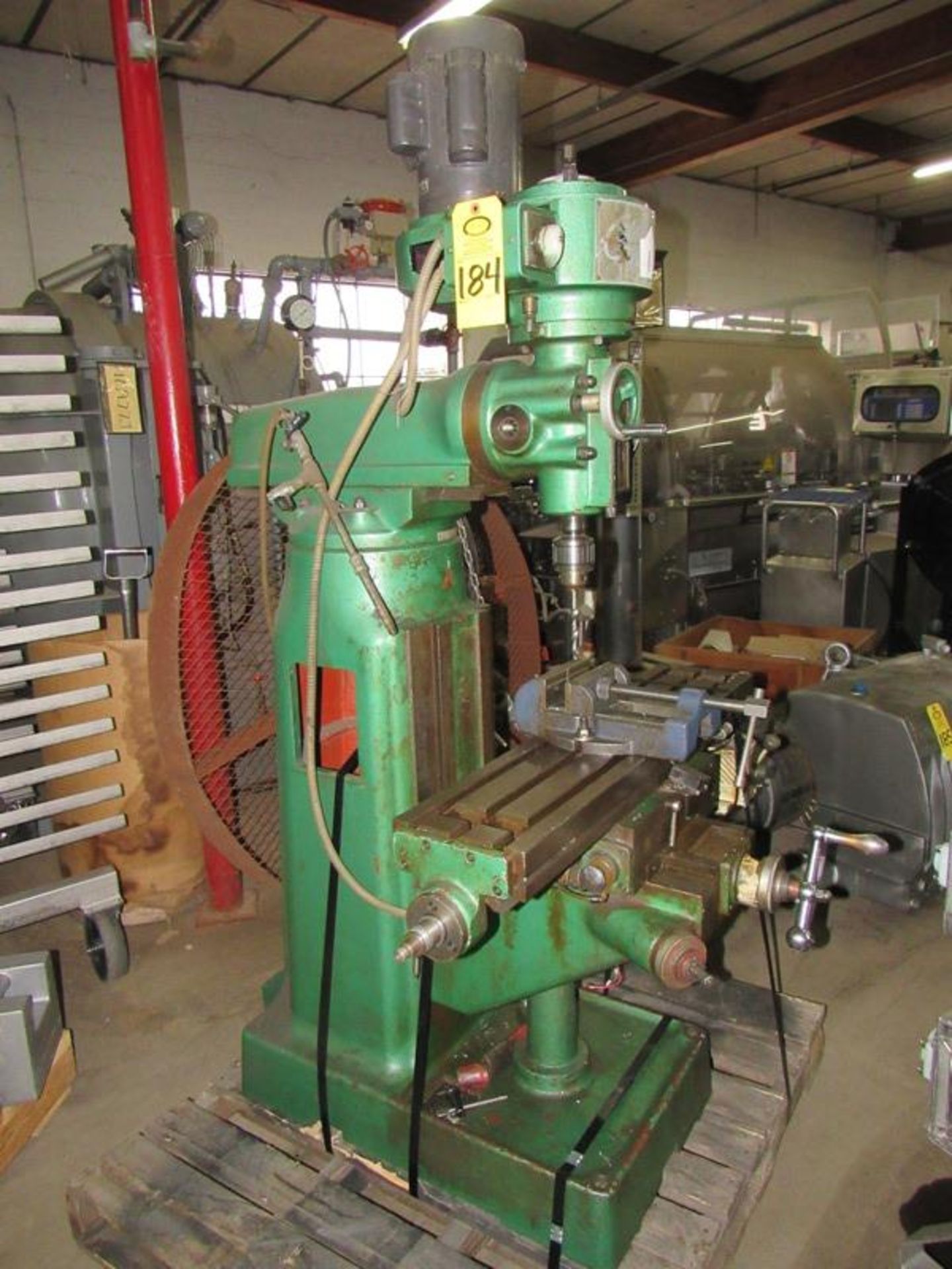 Milling Machine, 8" W X 3' L slotted bed (Late Pickup Only - March 24th to March 27th by appointment