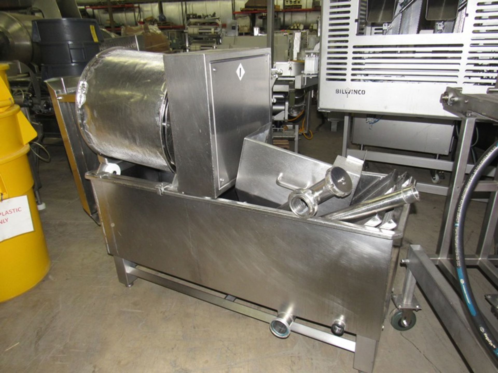 Schroeder Mdl. IMAX630 Wolftec Injector, double head, 273 needles head, 24" W X 10' L intralox - Image 25 of 32