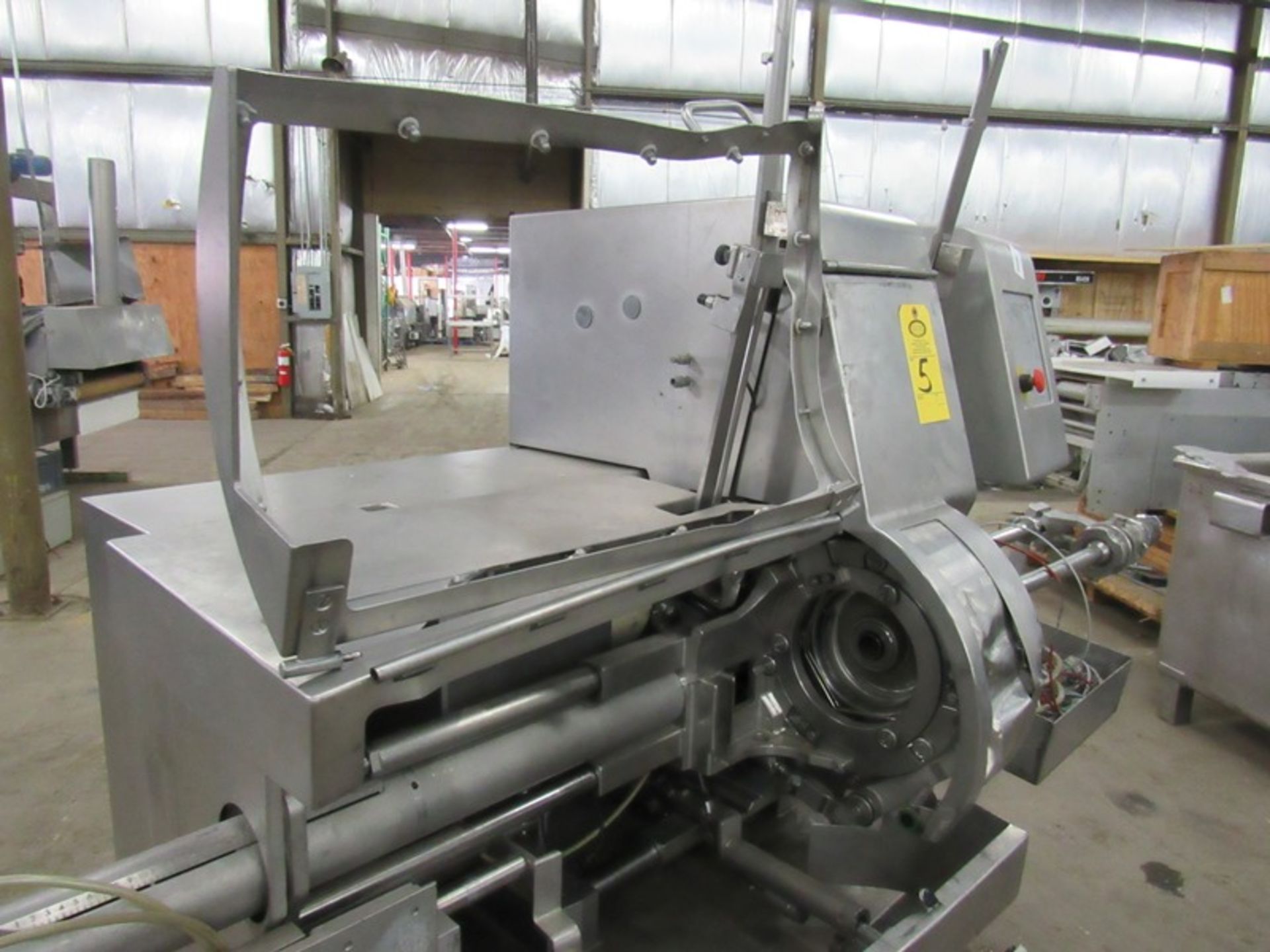 Poly-Clip Mdl. ICA8700 Automatic Double Clipper, touchscreen controls, sheet metal damage to covers - Image 6 of 11