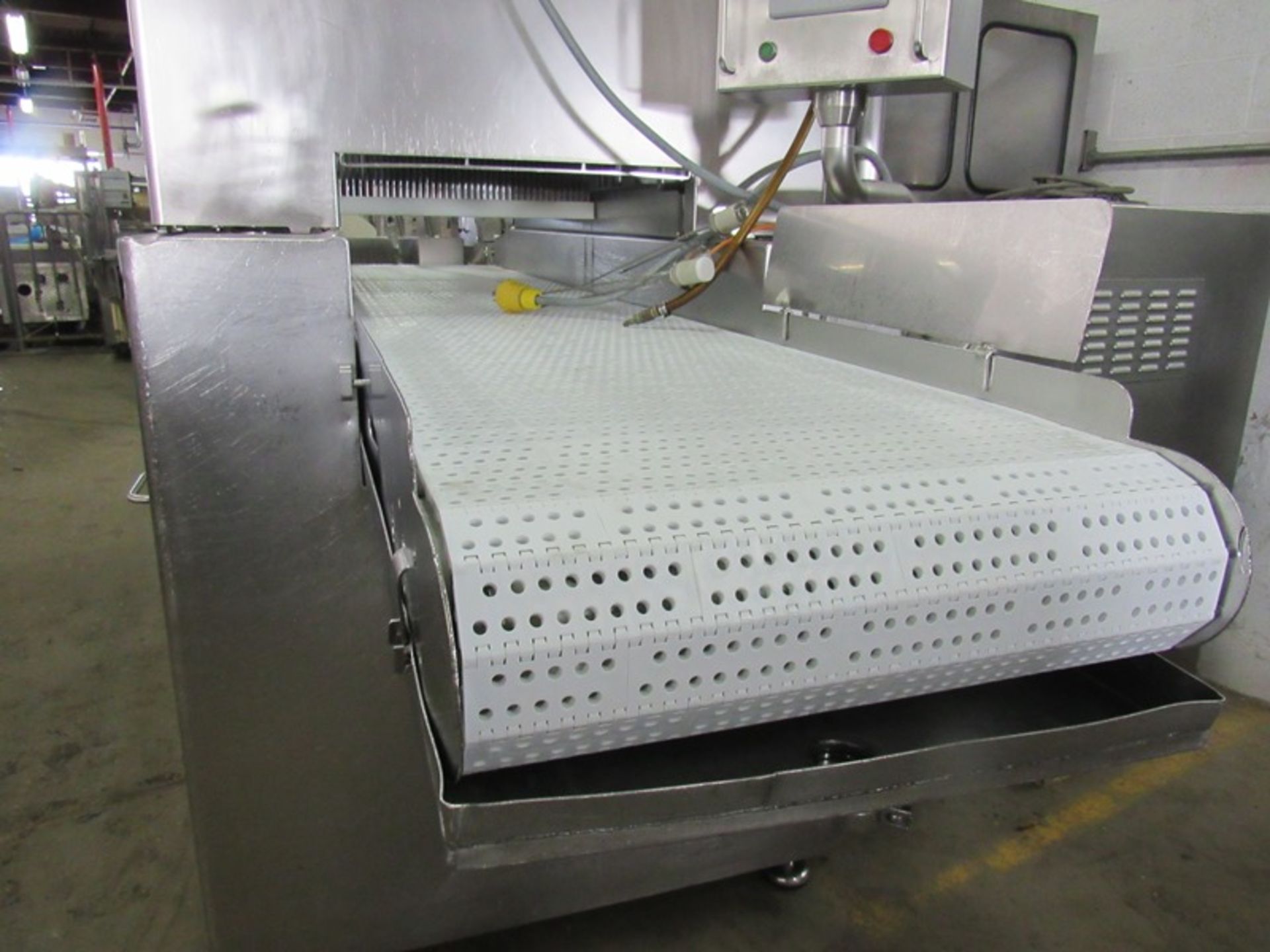 Schroeder Mdl. IMAX630 Wolftec Injector, double head, 273 needles head, 24" W X 10' L intralox - Image 7 of 32