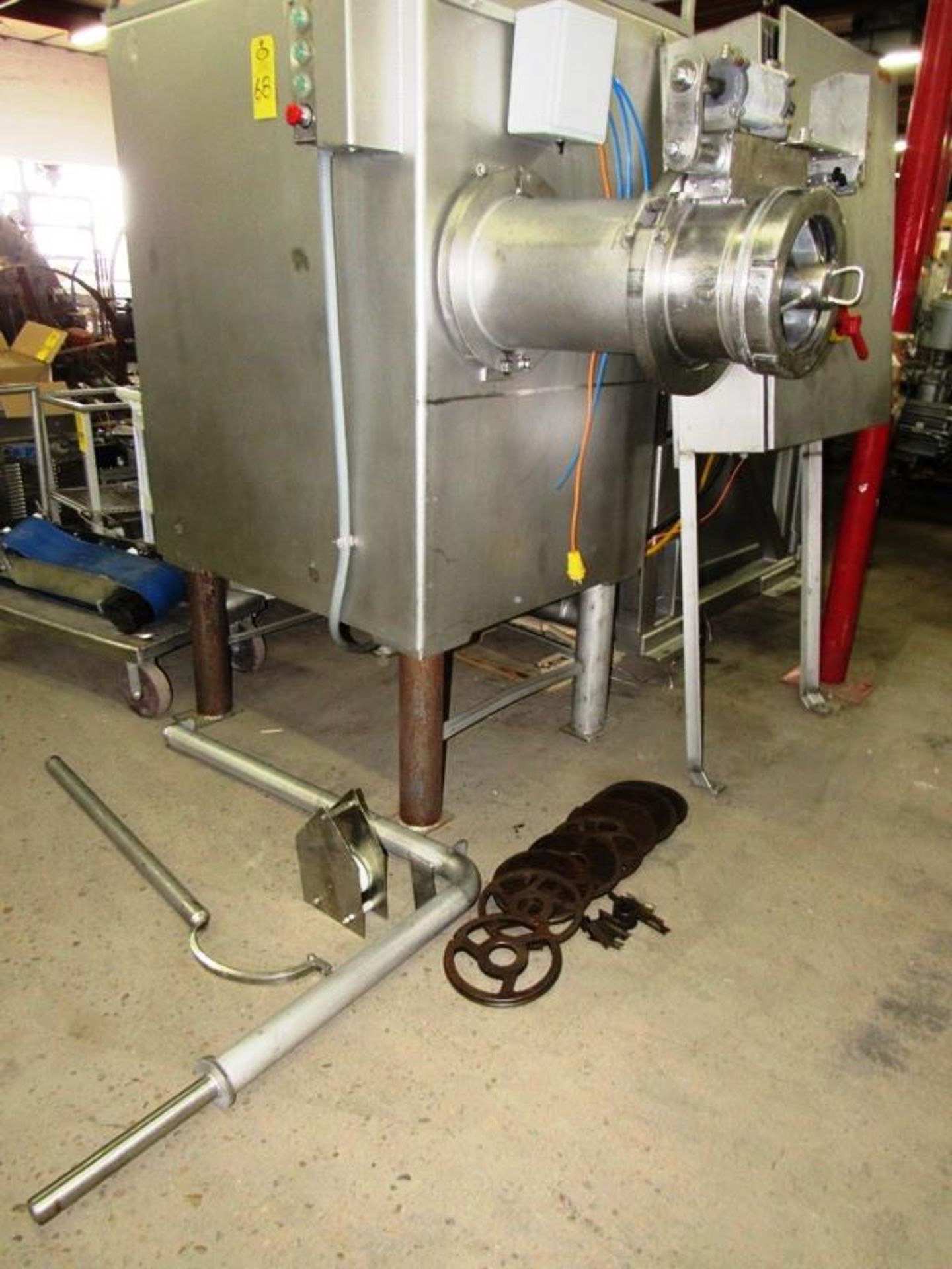 Wolfking Meat Grinder, 250 mm plate, bone collection, stainless steel barrel & auger, auger - Image 2 of 16