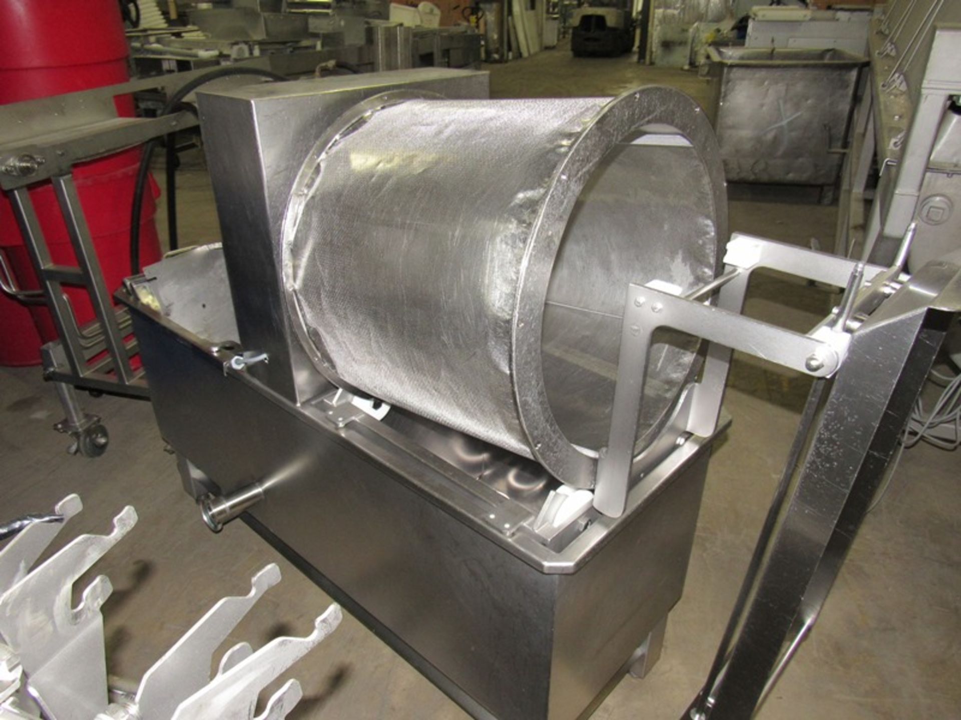 Schroeder Mdl. IMAX630 Wolftec Injector, double head, 273 needles head, 24" W X 10' L intralox - Image 28 of 32