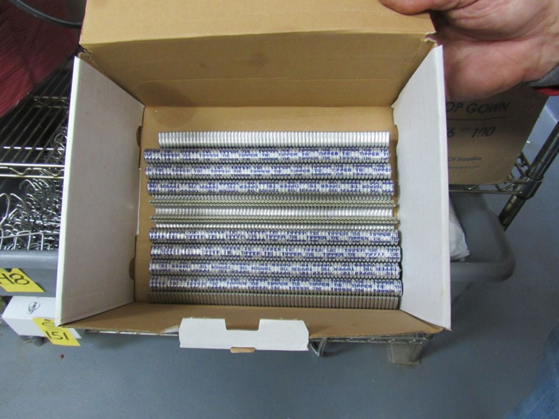 Lot Tipper-Tie Mdl. G175 Clips for Lot #33, (7) boxes, 7825 pcs/box (Required Loading Fee $5.00 - - Image 2 of 2