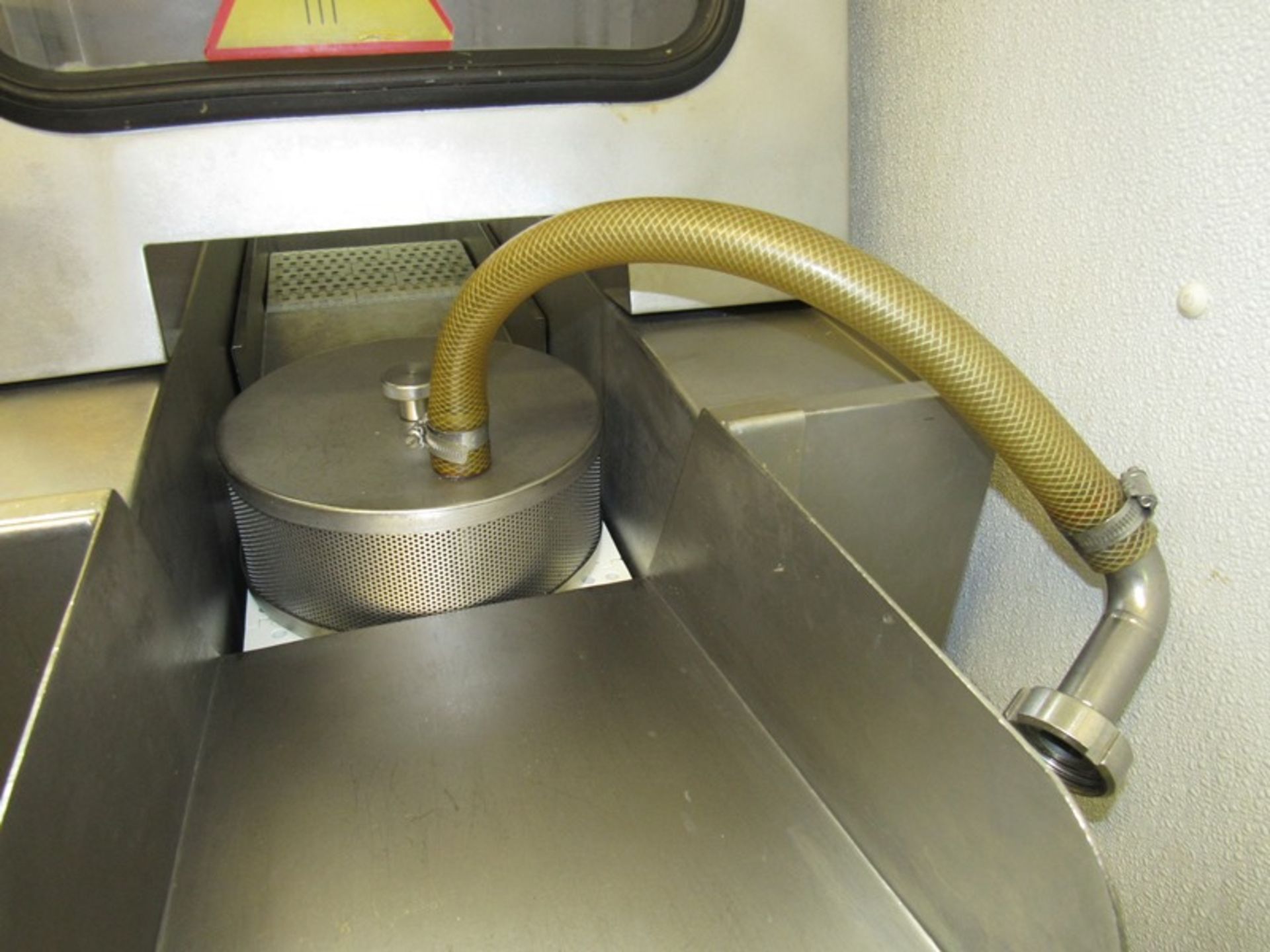 Nowicki Mdl. MH-10 Smart Tech Pickle Injector, 10" W X 39 1/2" plastic belt conveyor, set up with ( - Image 5 of 6